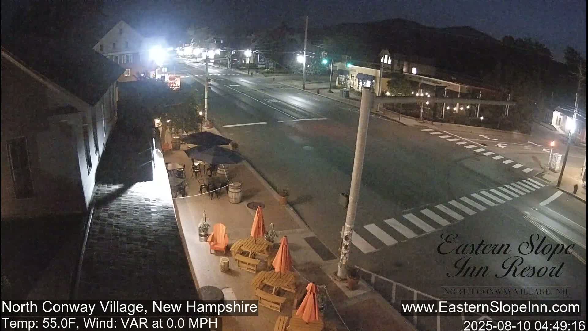 North Conway Village Live Cam - Conway, Carroll, New Hampshire, USA
