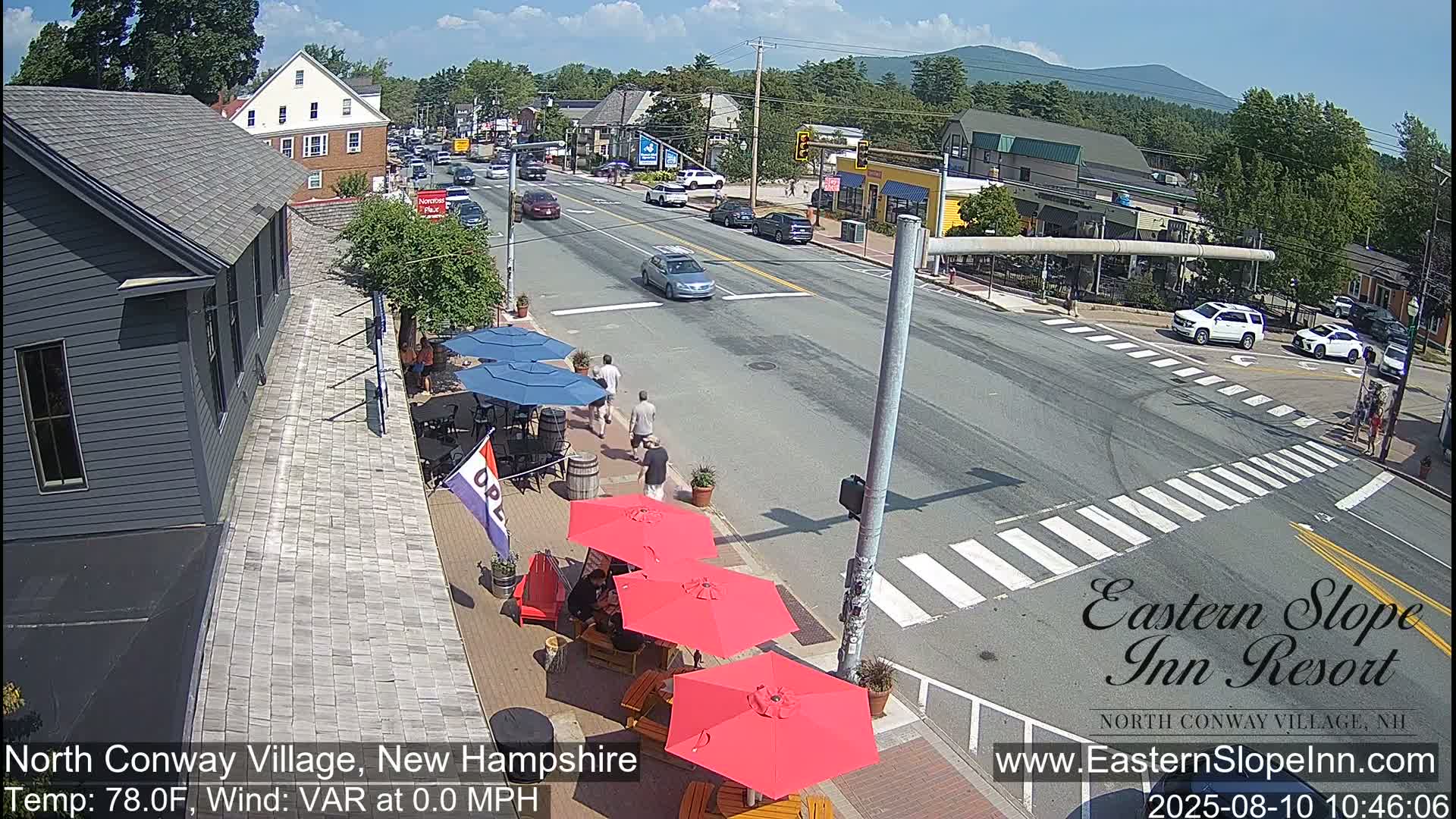 North Conway Village Live Cam - Conway, Carroll, New Hampshire, USA
