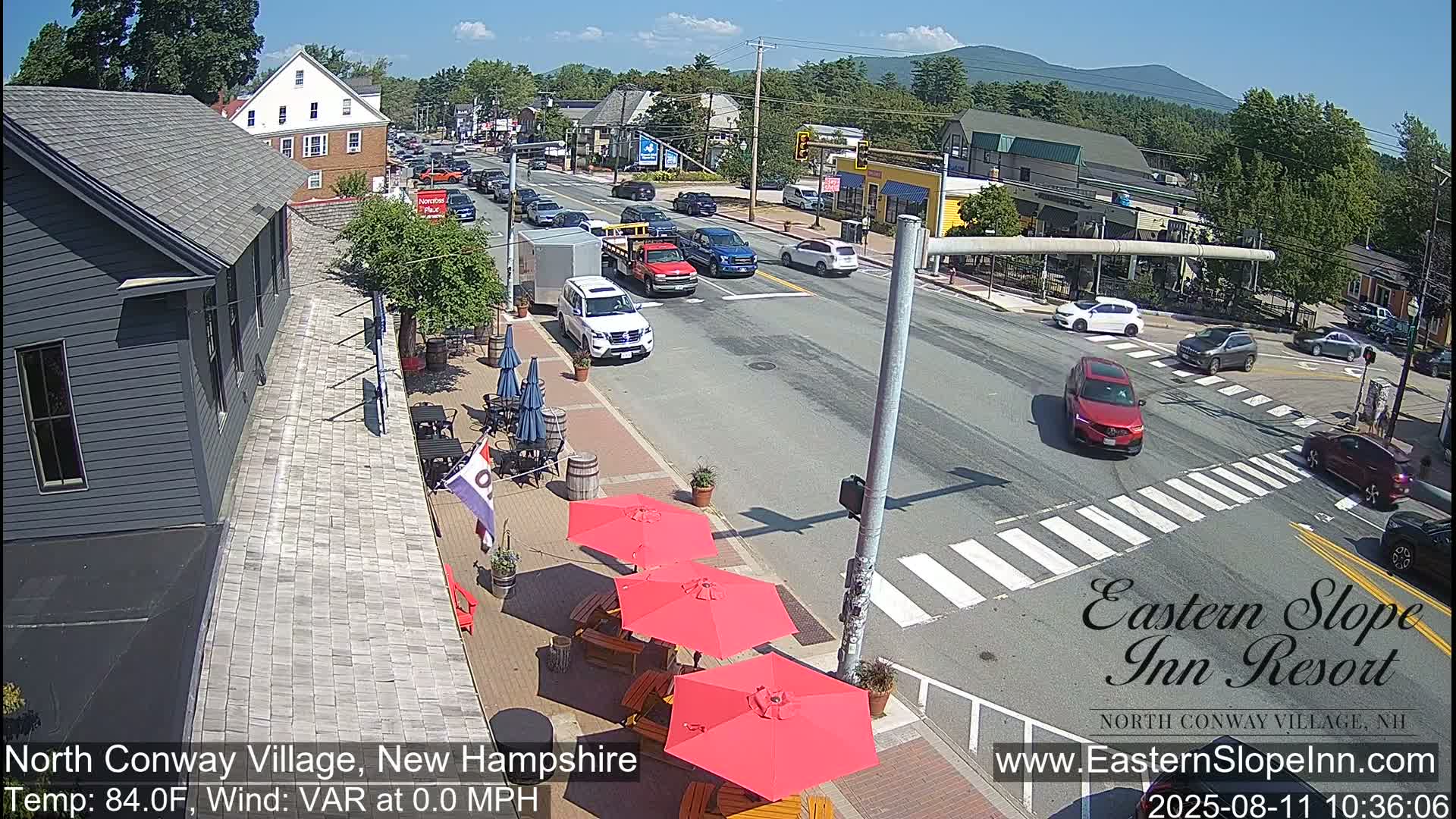 North Conway Village Live Cam - Conway, Carroll, New Hampshire, USA