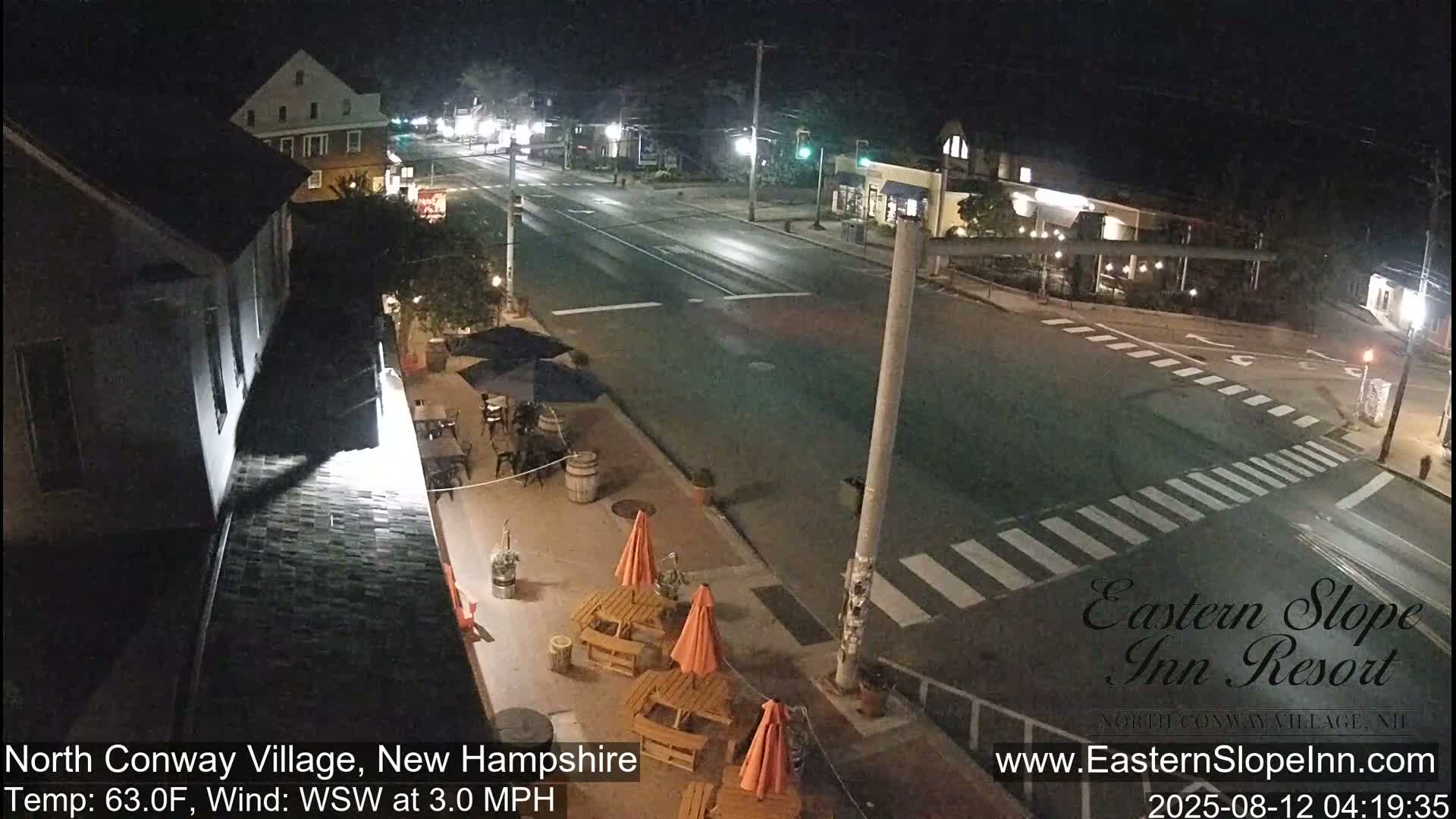 North Conway Village Live Cam - Conway, Carroll, New Hampshire, USA