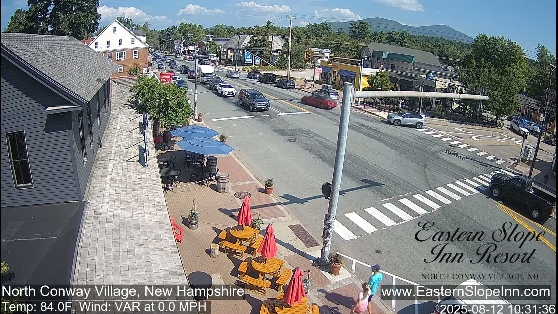 North Conway Village Live Cam - Conway, Carroll, New Hampshire, USA