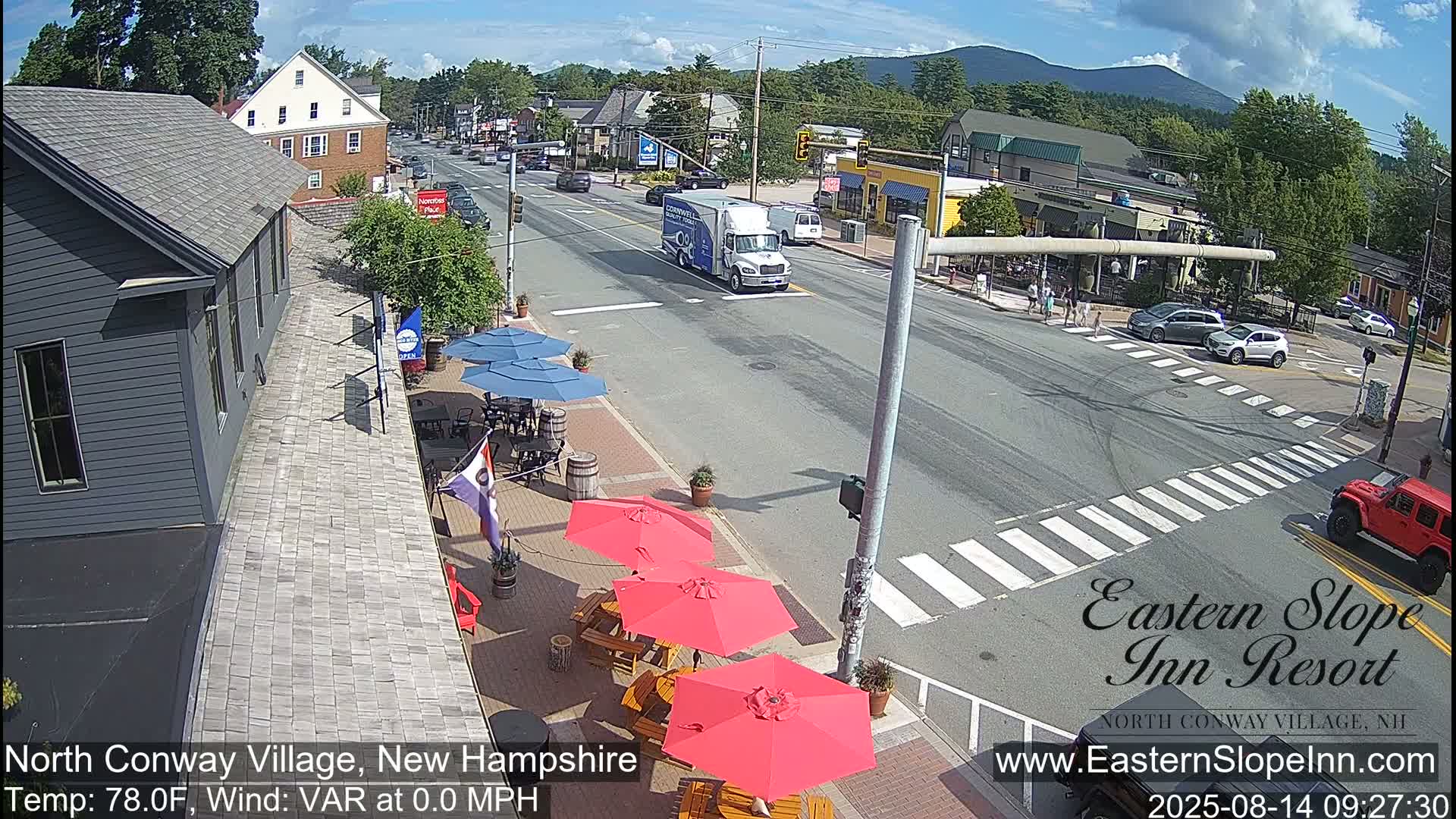 North Conway Village Live Cam - Conway, Carroll, New Hampshire, USA