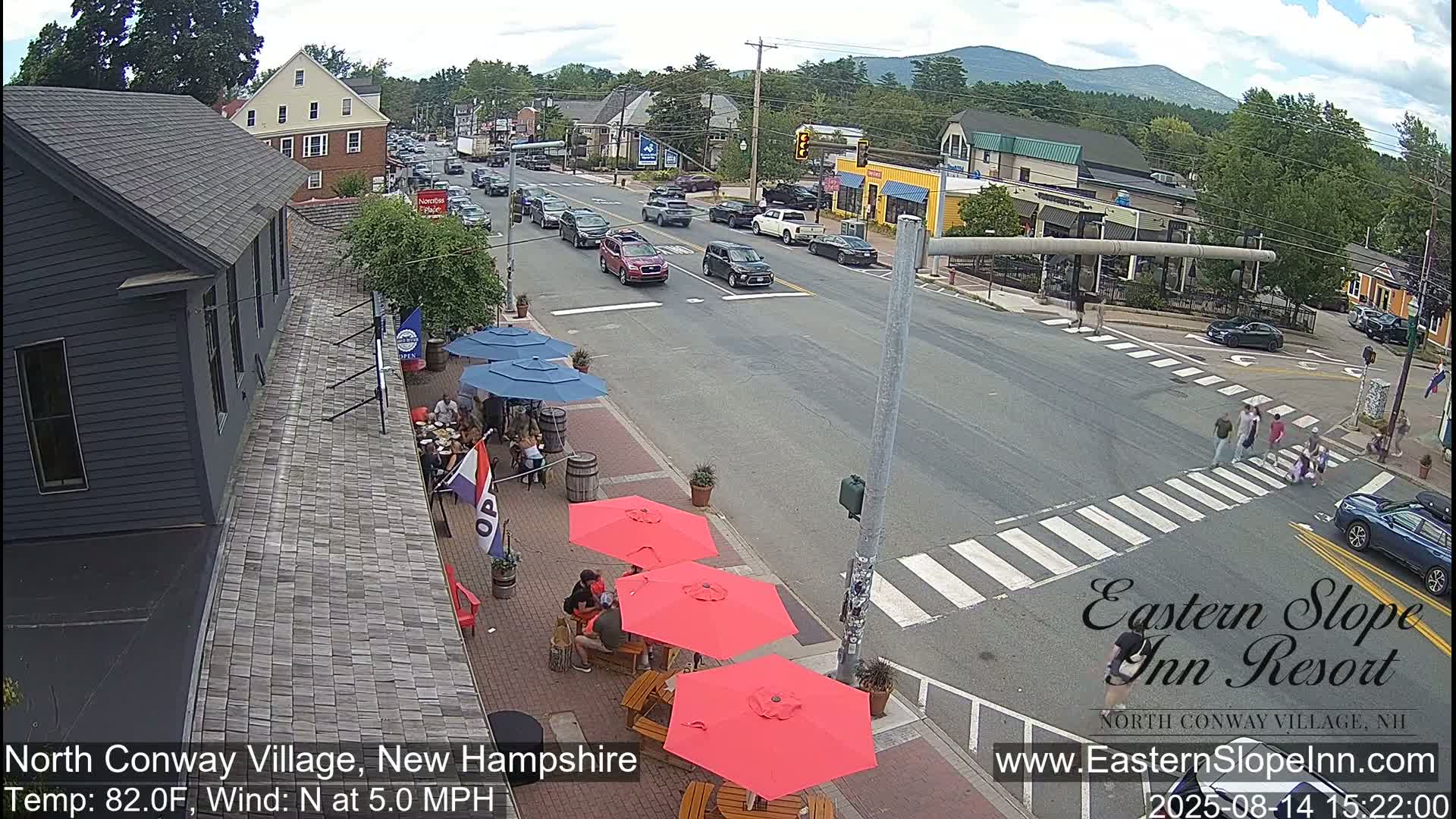 North Conway Village Live Cam - Conway, Carroll, New Hampshire, USA
