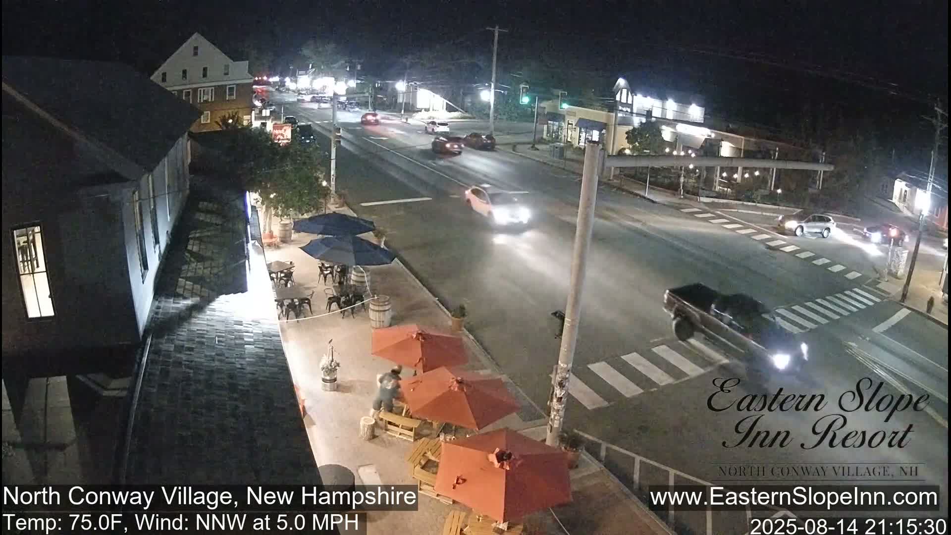 North Conway Village Live Cam - Conway, Carroll, New Hampshire, USA
