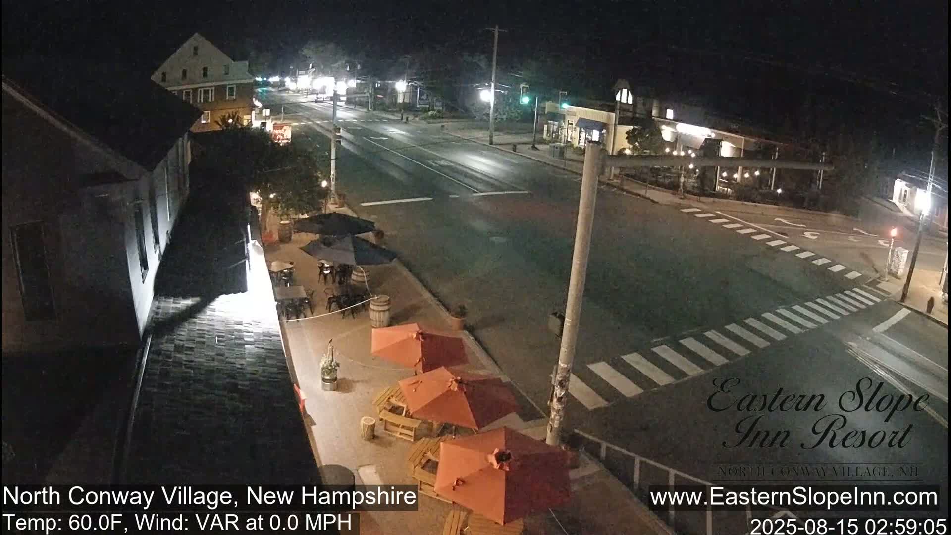 North Conway Village Live Cam - Conway, Carroll, New Hampshire, USA