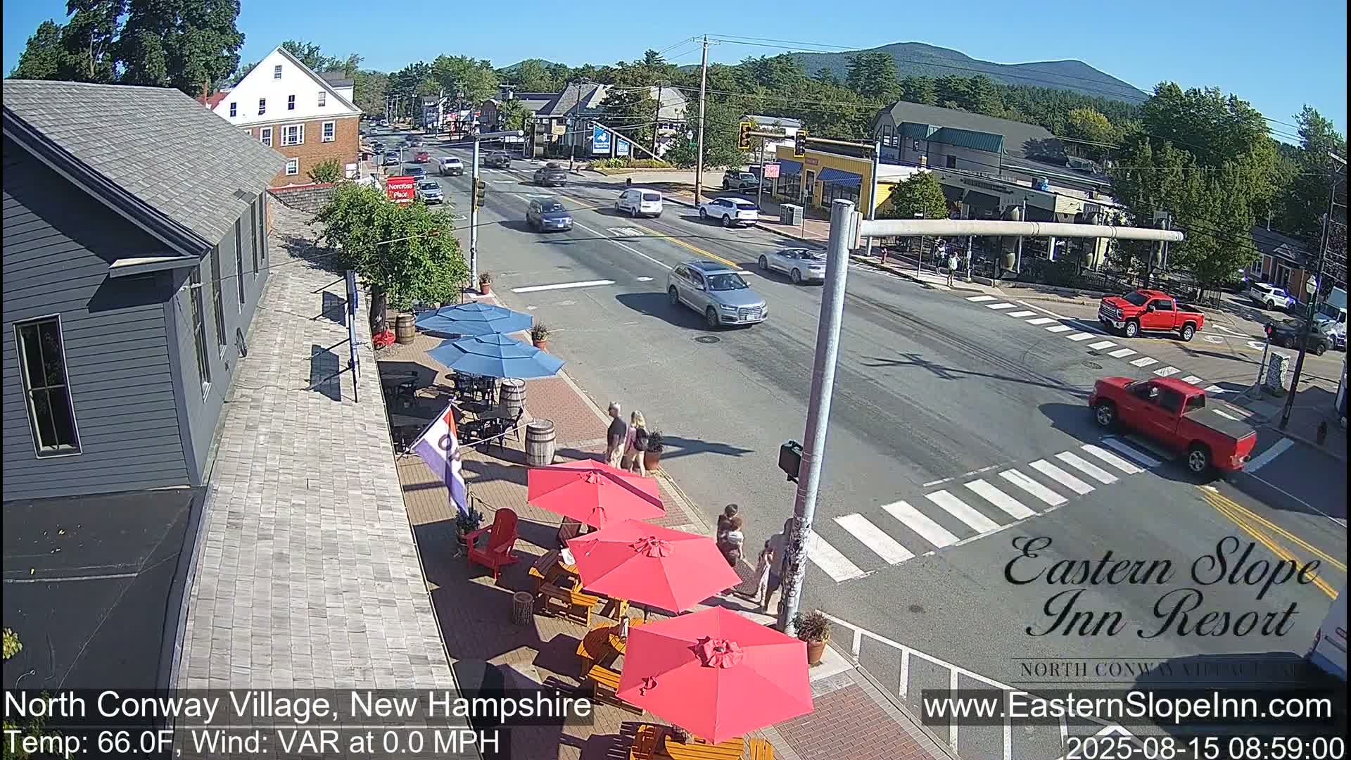 North Conway Village Live Cam - Conway, Carroll, New Hampshire, USA