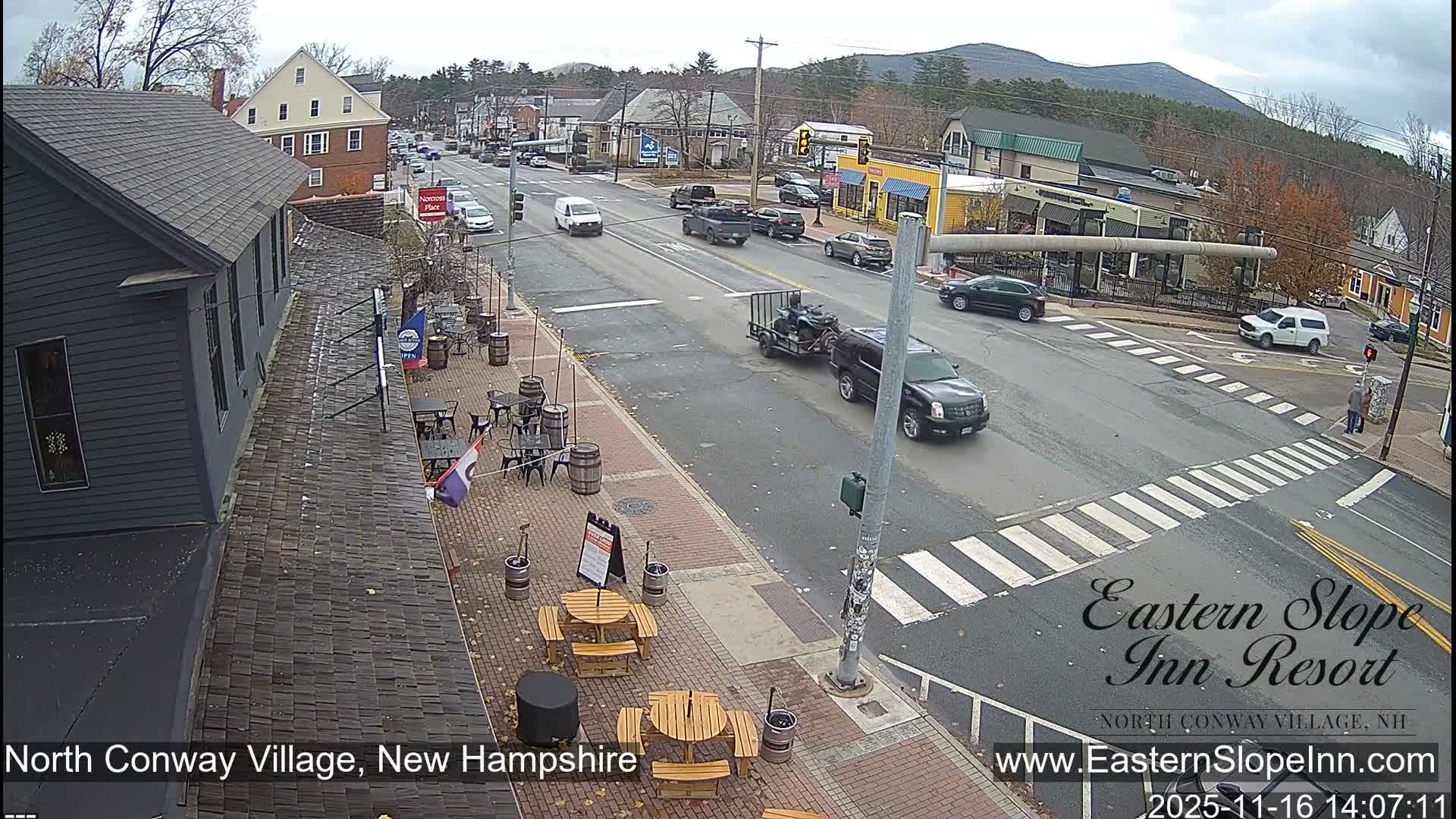 North Conway Village Live Cam - Conway, Carroll, New Hampshire, USA