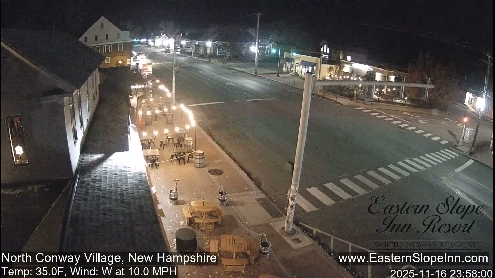 North Conway Village Live Cam - Conway, Carroll, New Hampshire, USA