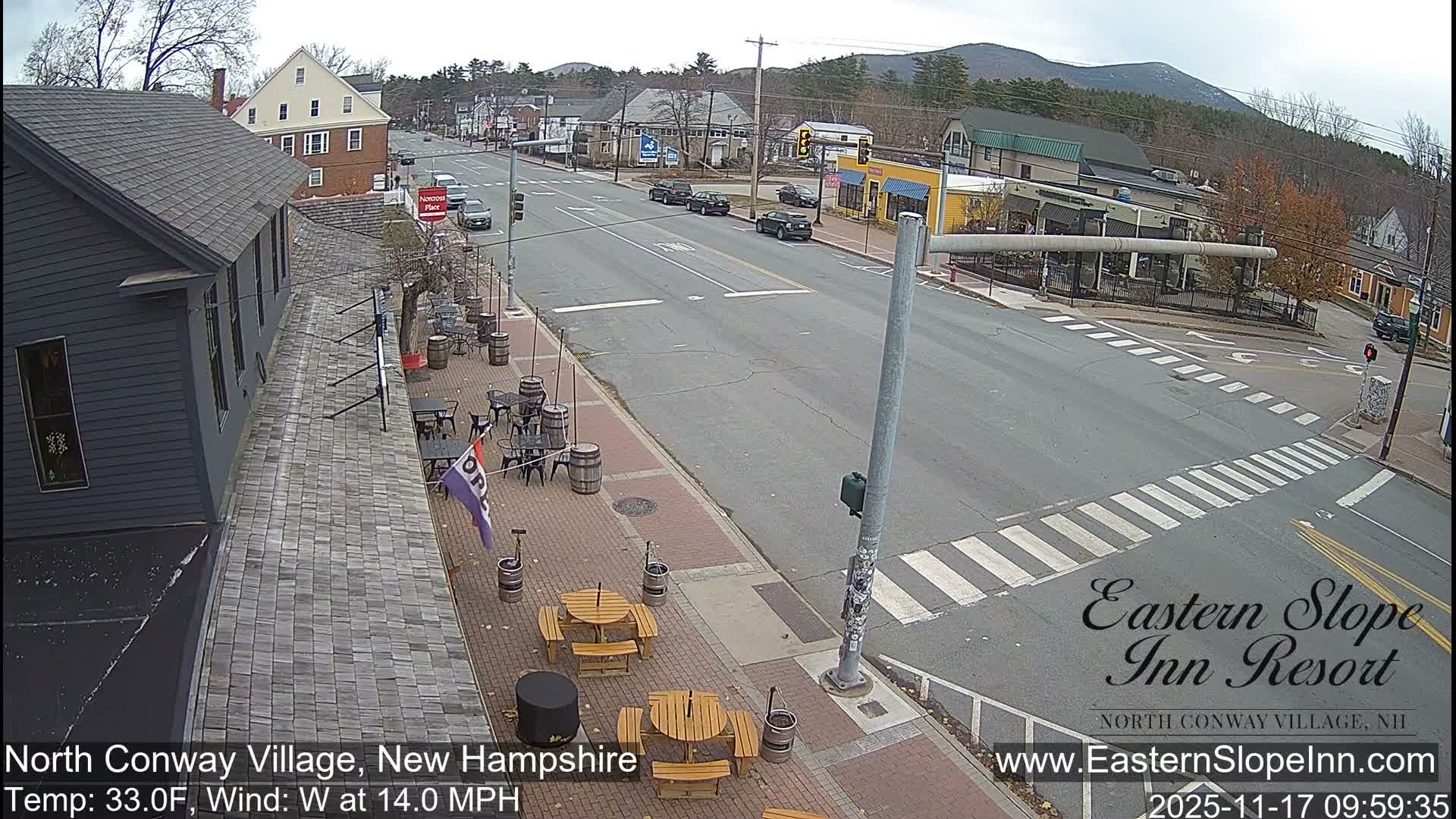 North Conway Village Live Cam - Conway, Carroll, New Hampshire, USA