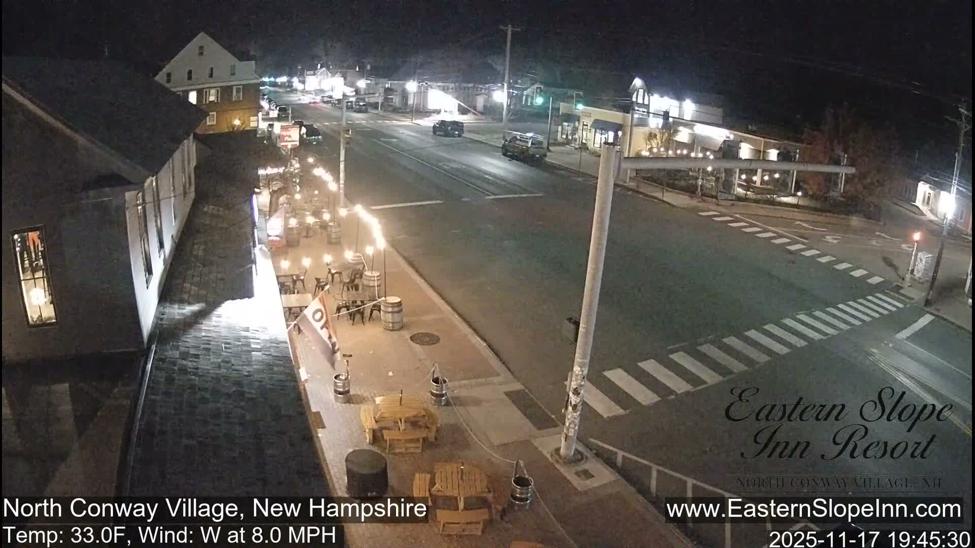 North Conway Village Live Cam - Conway, Carroll, New Hampshire, USA