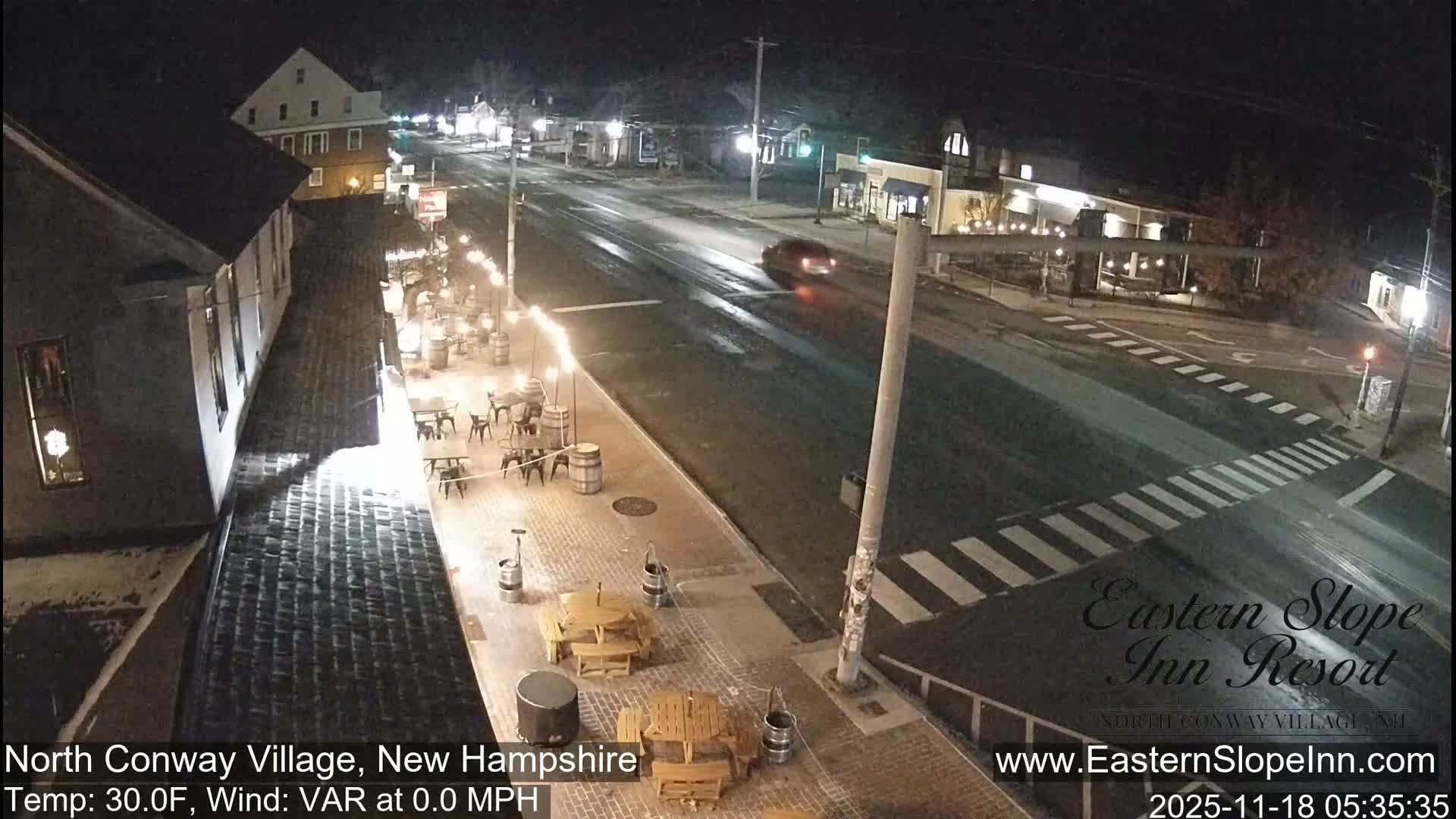 North Conway Village Live Cam - Conway, Carroll, New Hampshire, USA