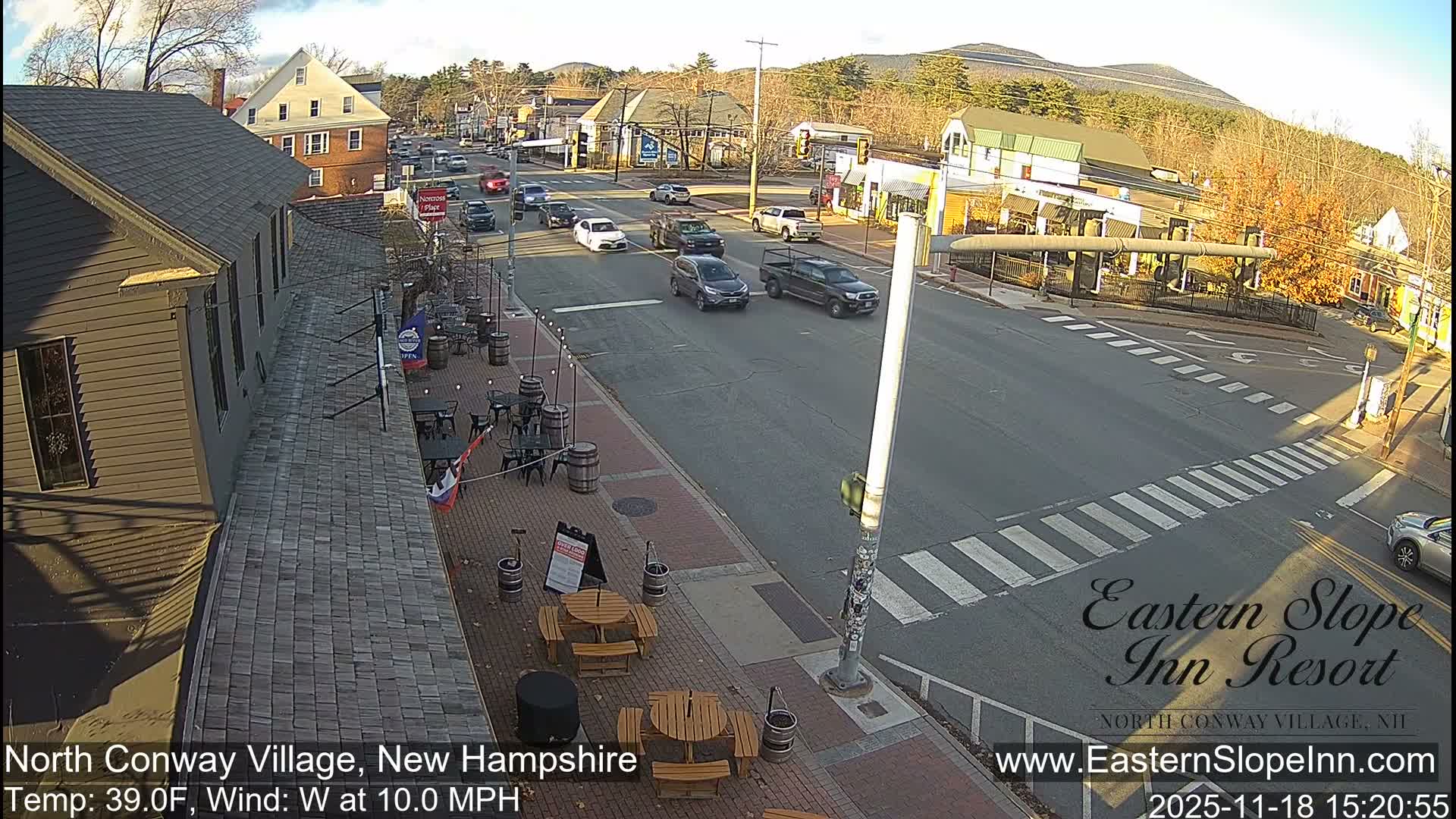 North Conway Village Live Cam - Conway, Carroll, New Hampshire, USA