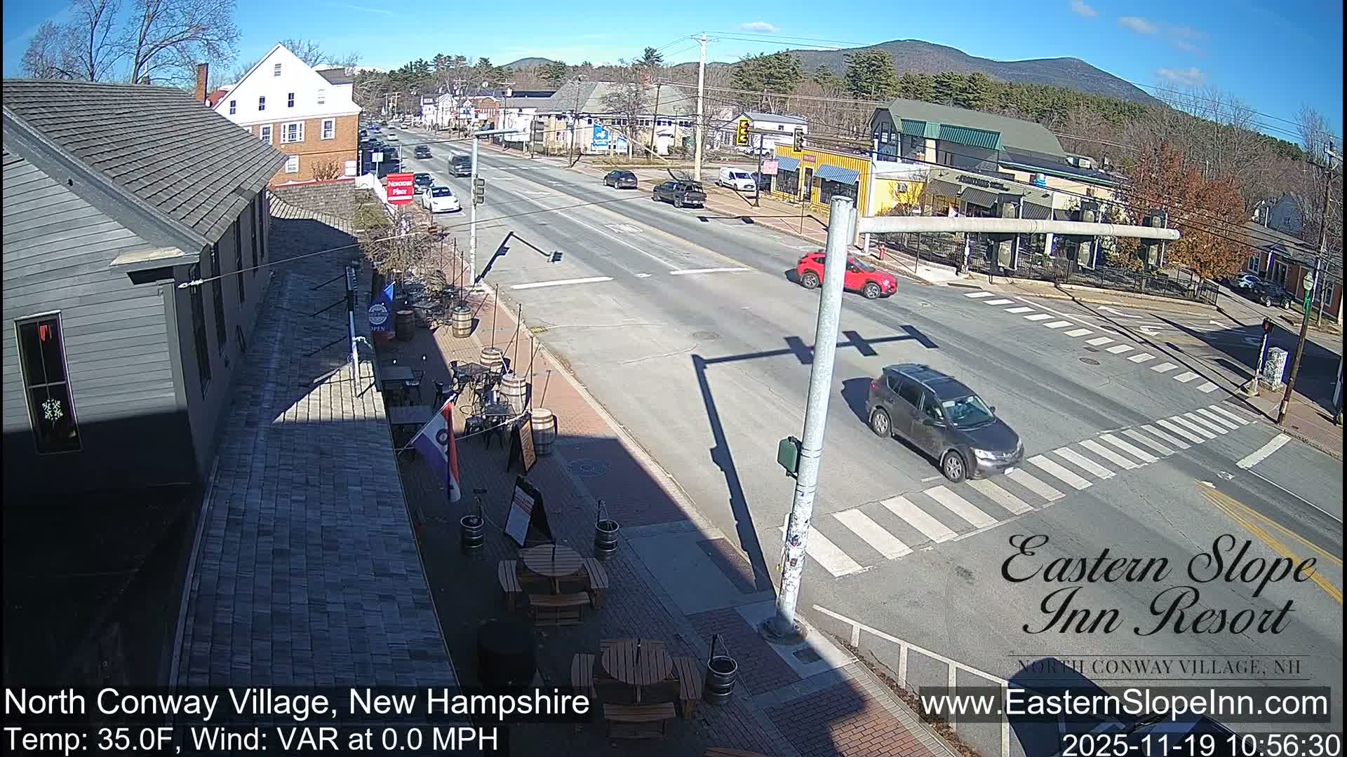 North Conway Village Live Cam - Conway, Carroll, New Hampshire, USA