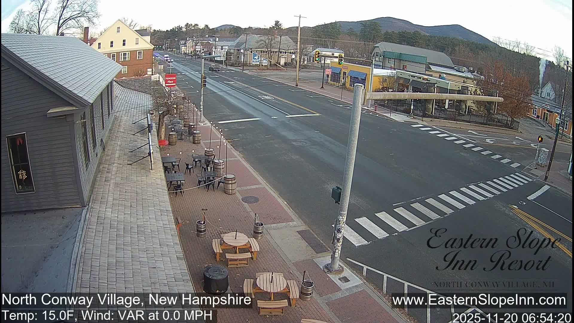 North Conway Village Live Cam - Conway, Carroll, New Hampshire, USA