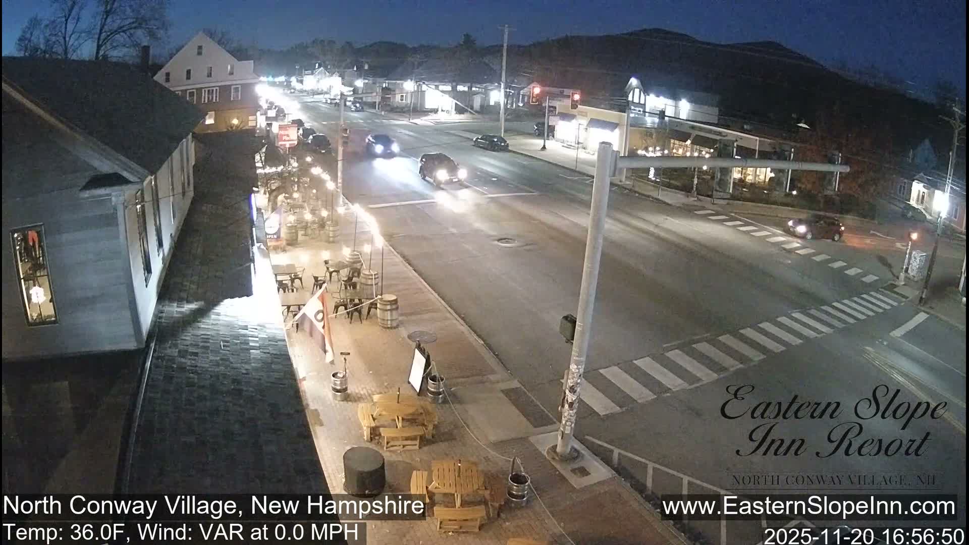 North Conway Village Live Cam - Conway, Carroll, New Hampshire, USA
