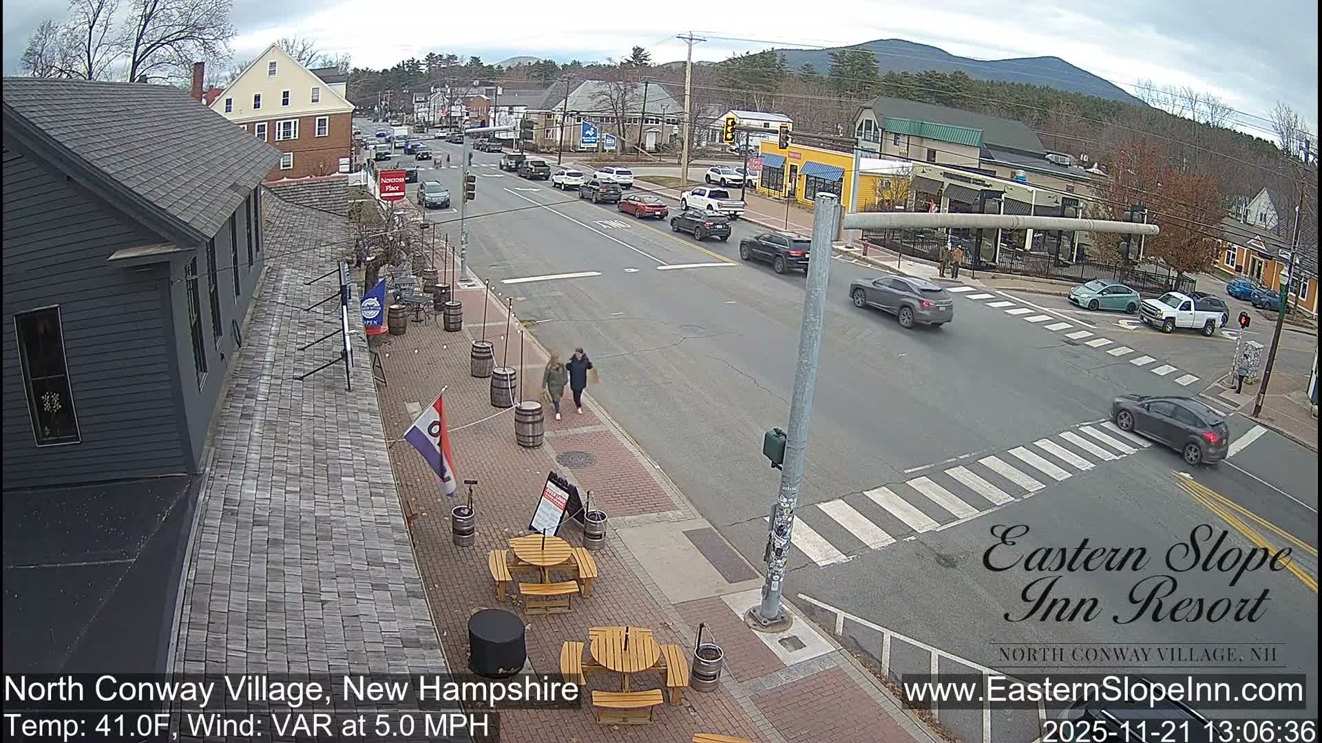 North Conway Village Live Cam - Conway, Carroll, New Hampshire, USA