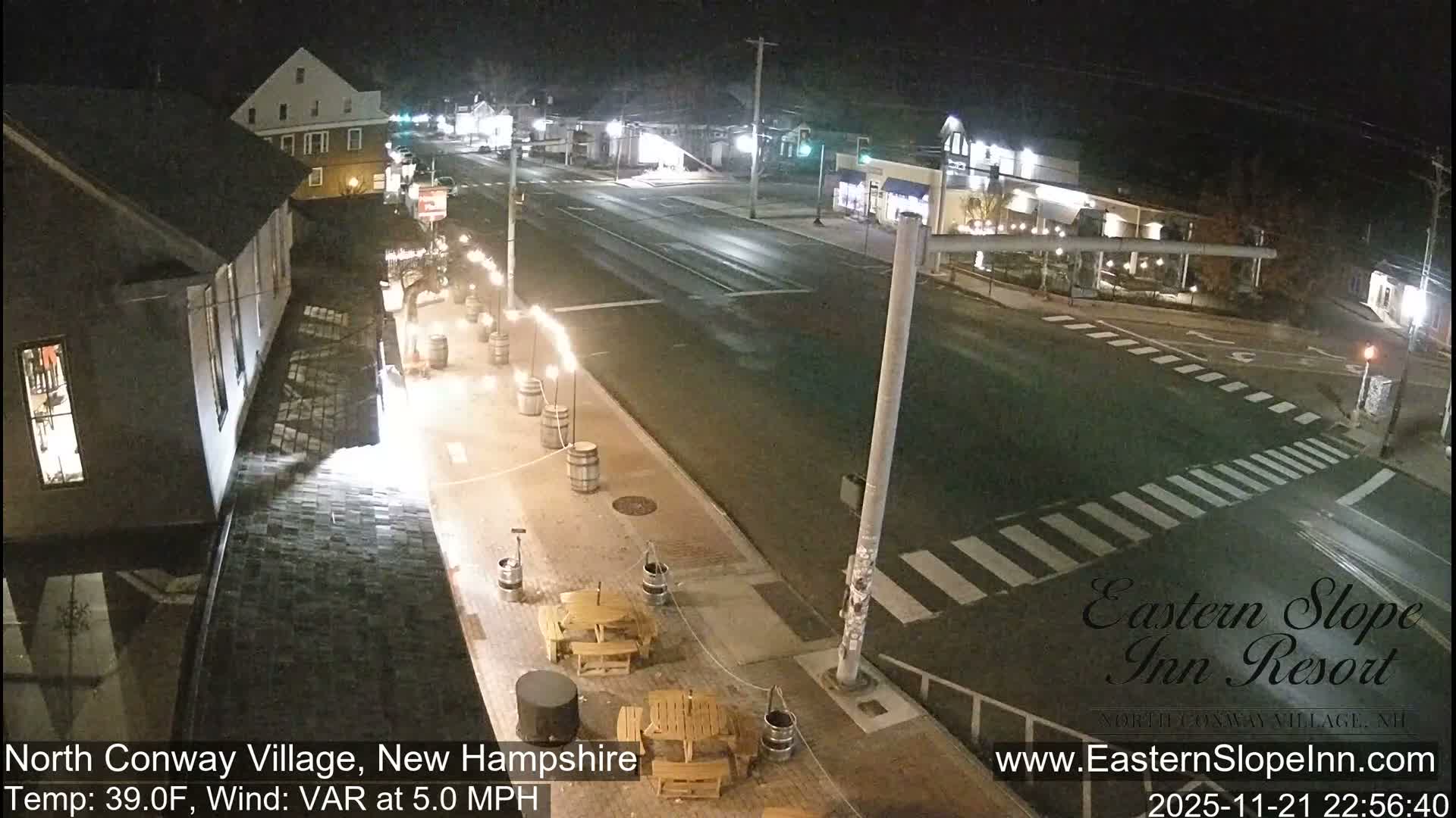 North Conway Village Live Cam - Conway, Carroll, New Hampshire, USA