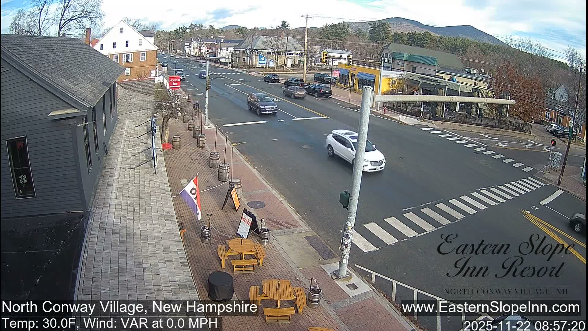 North Conway Village Live Cam - Conway, Carroll, New Hampshire, USA