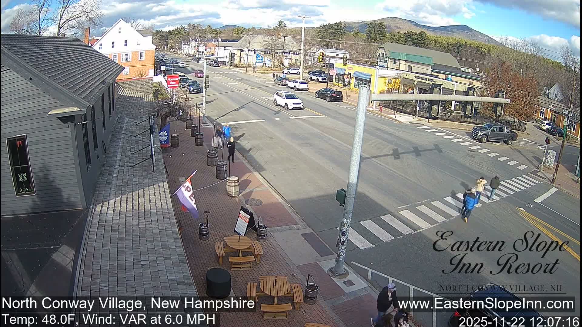 North Conway Village Live Cam - Conway, Carroll, New Hampshire, USA