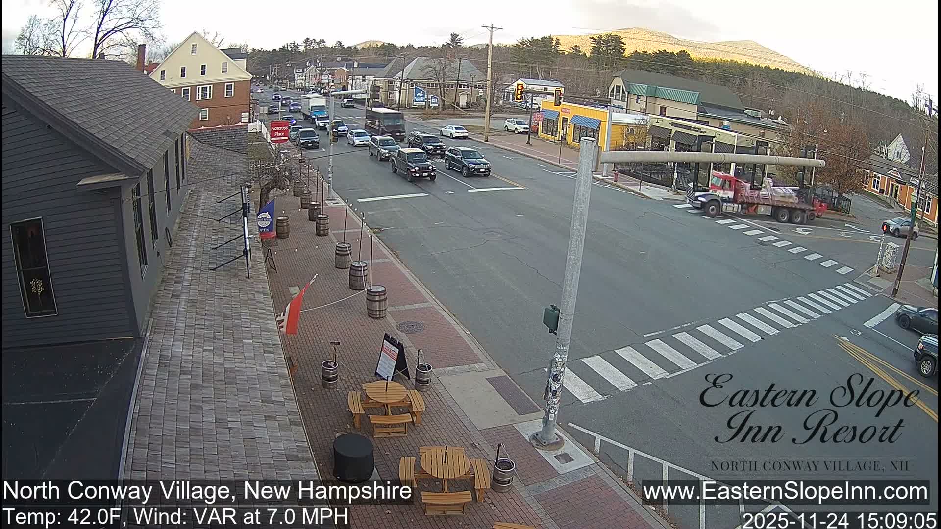 North Conway Village Live Cam - Conway, Carroll, New Hampshire, USA