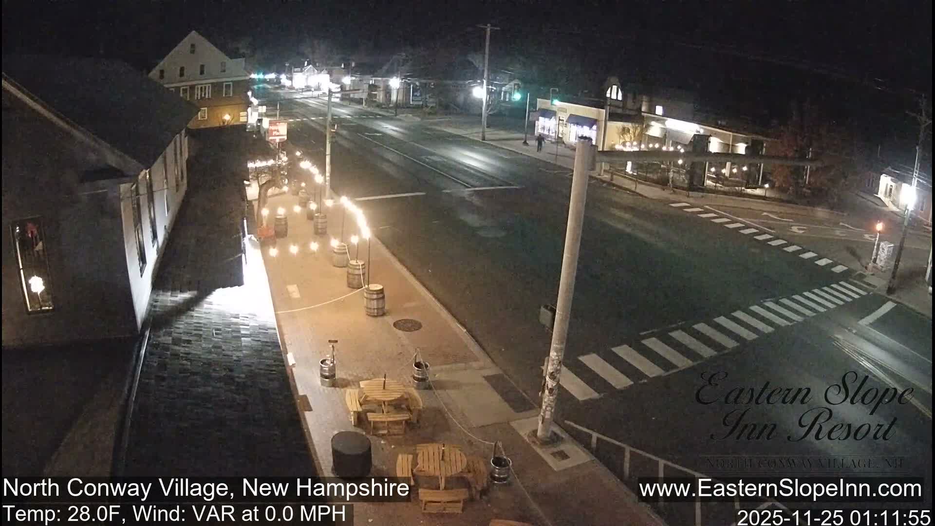 North Conway Village Live Cam - Conway, Carroll, New Hampshire, USA