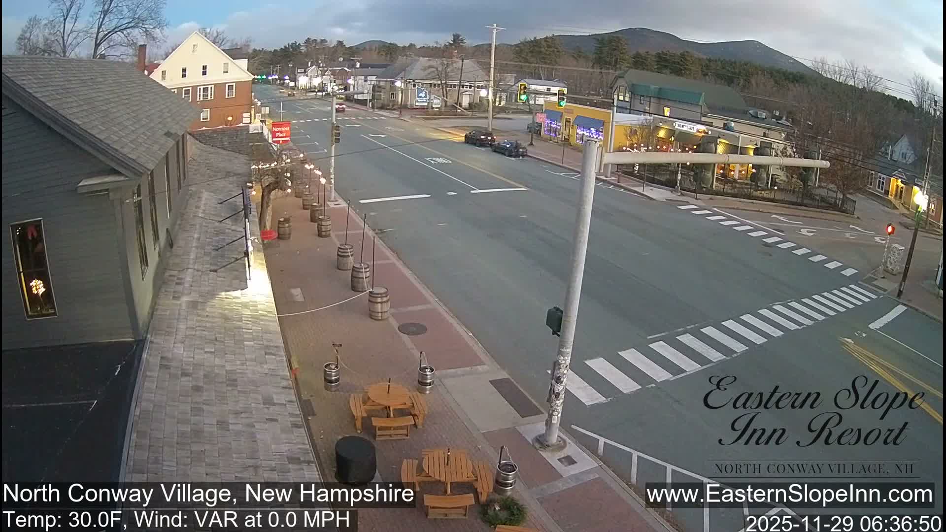 North Conway Village Live Cam - Conway, Carroll, New Hampshire, USA