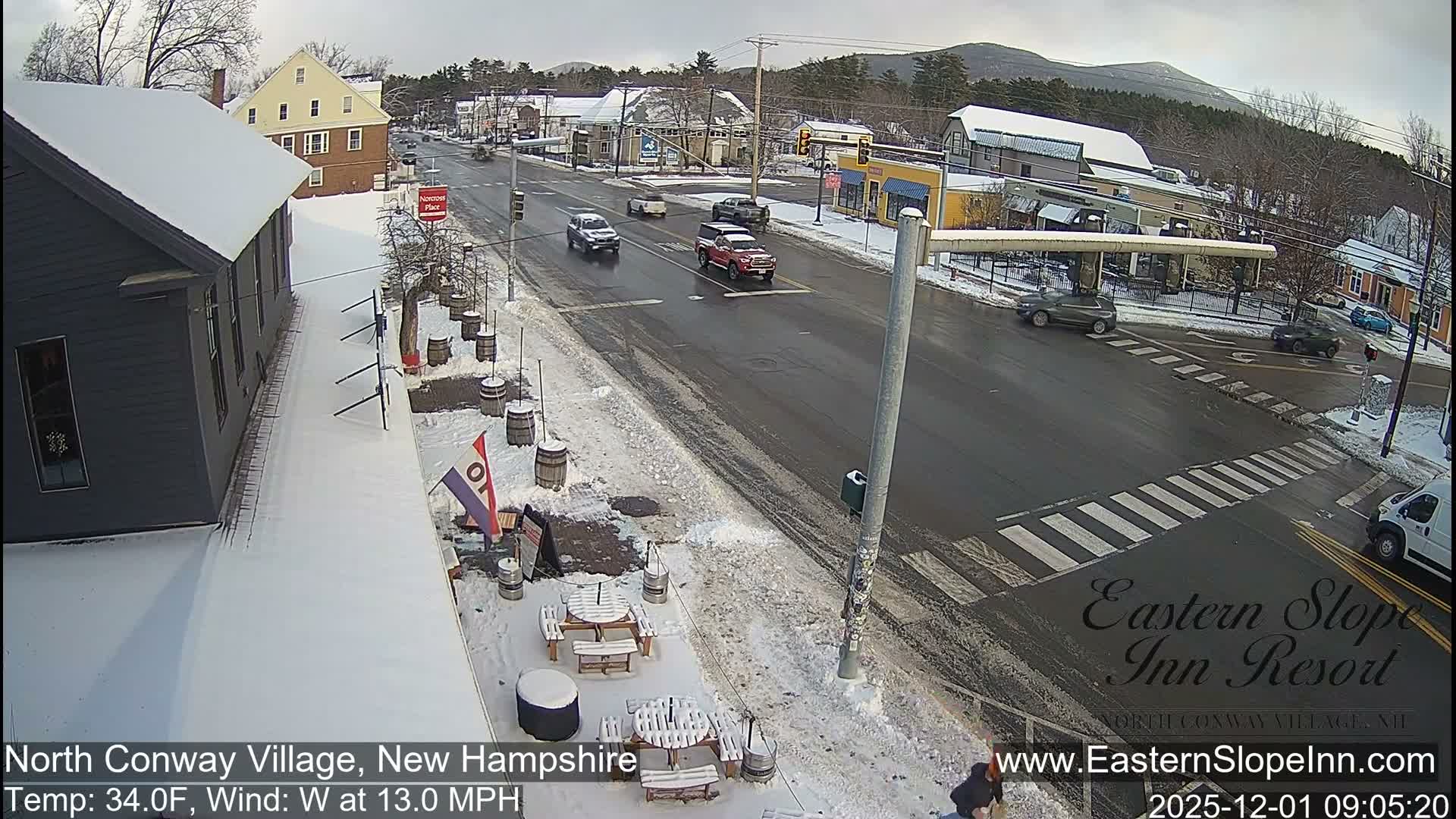 North Conway Village Live Cam - Conway, Carroll, New Hampshire, USA