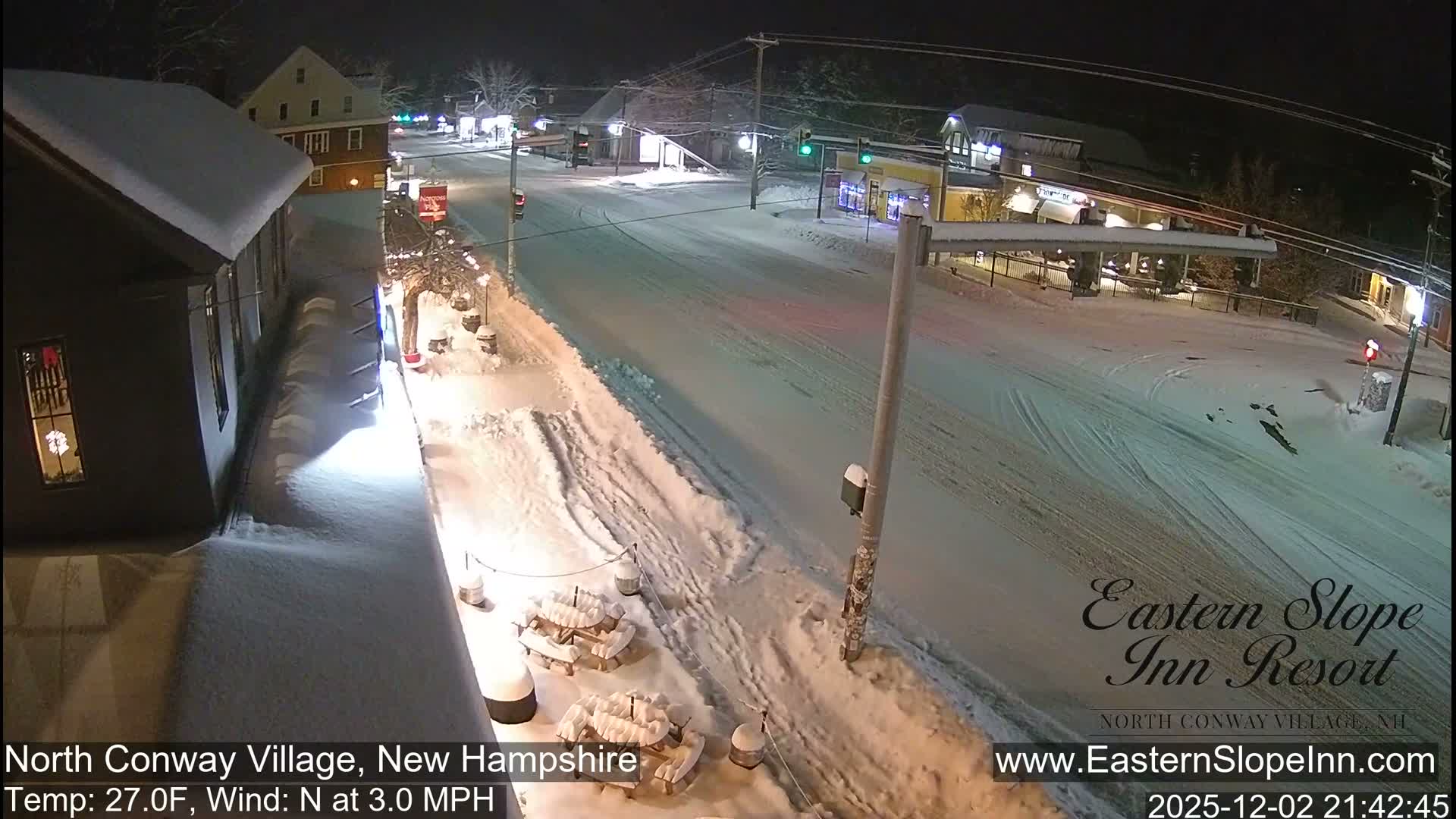North Conway Village Live Cam - Conway, Carroll, New Hampshire, USA