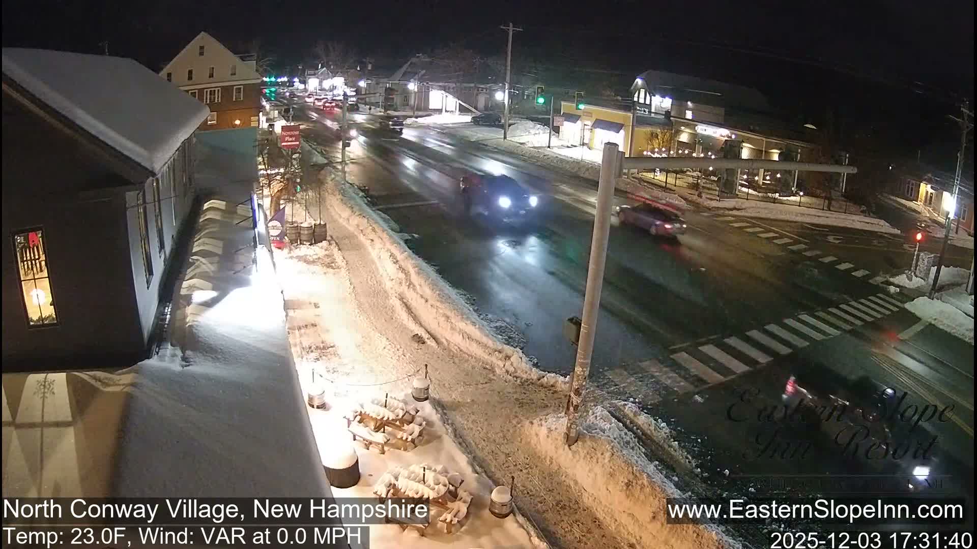North Conway Village Live Cam - Conway, Carroll, New Hampshire, USA
