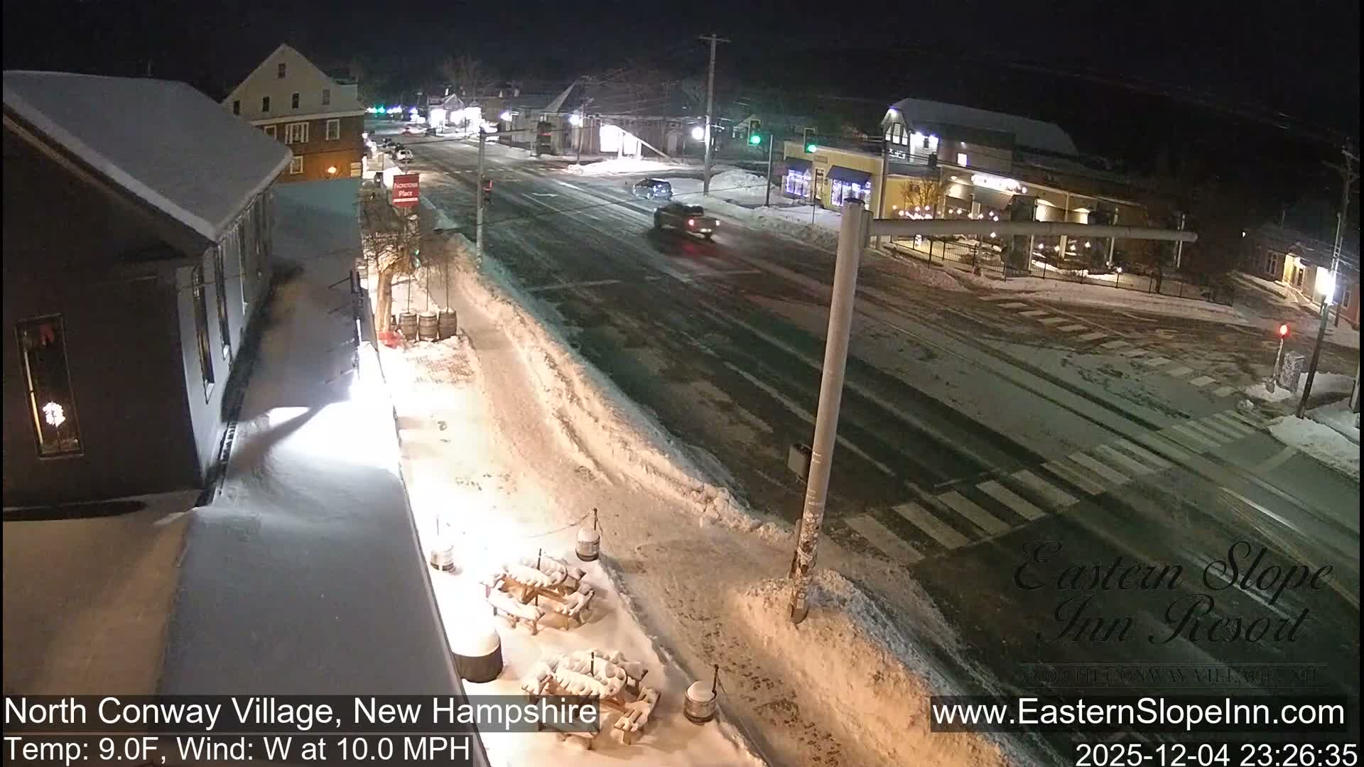 North Conway Village Live Cam - Conway, Carroll, New Hampshire, USA