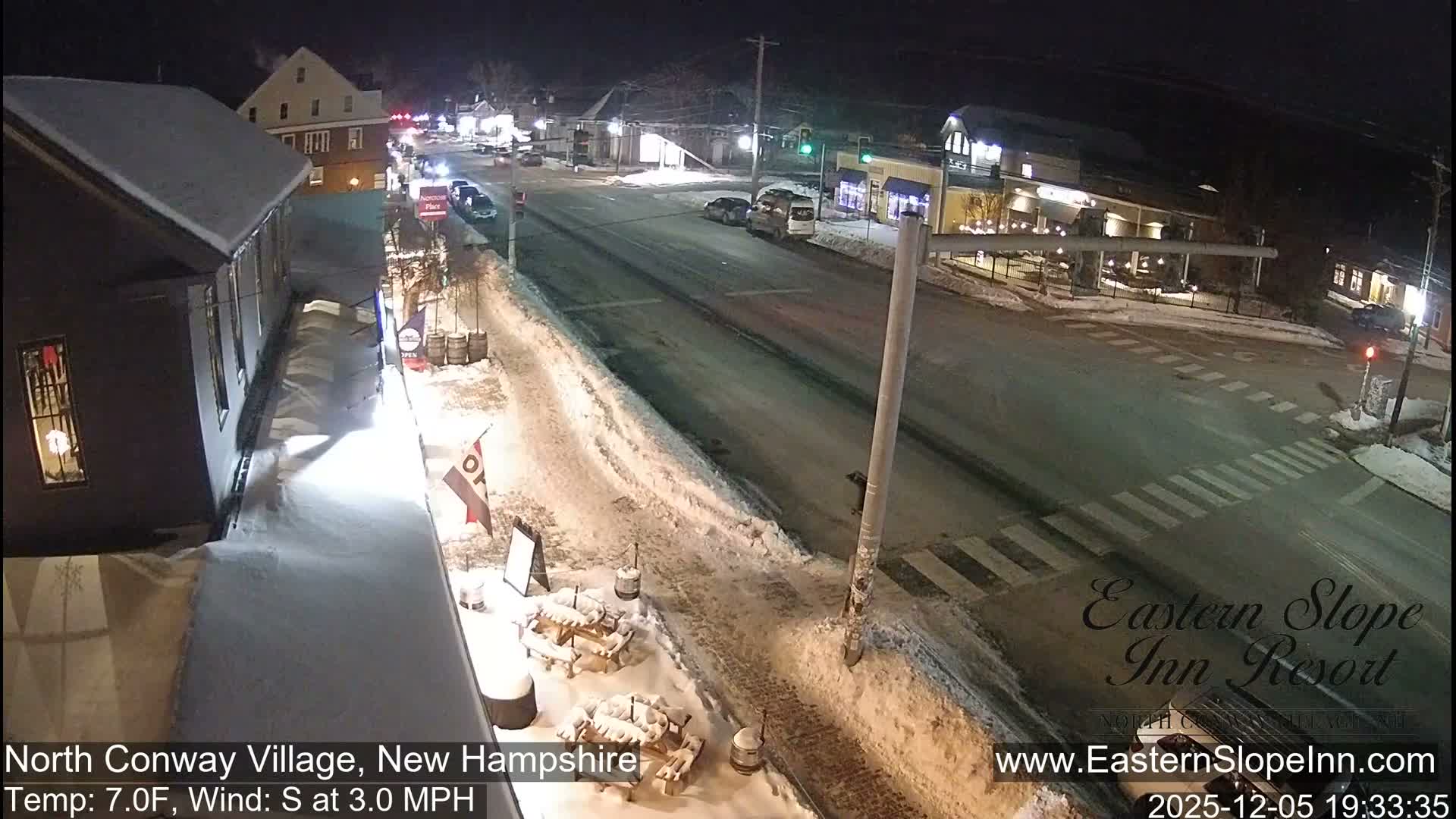 North Conway Village Live Cam - Conway, Carroll, New Hampshire, USA