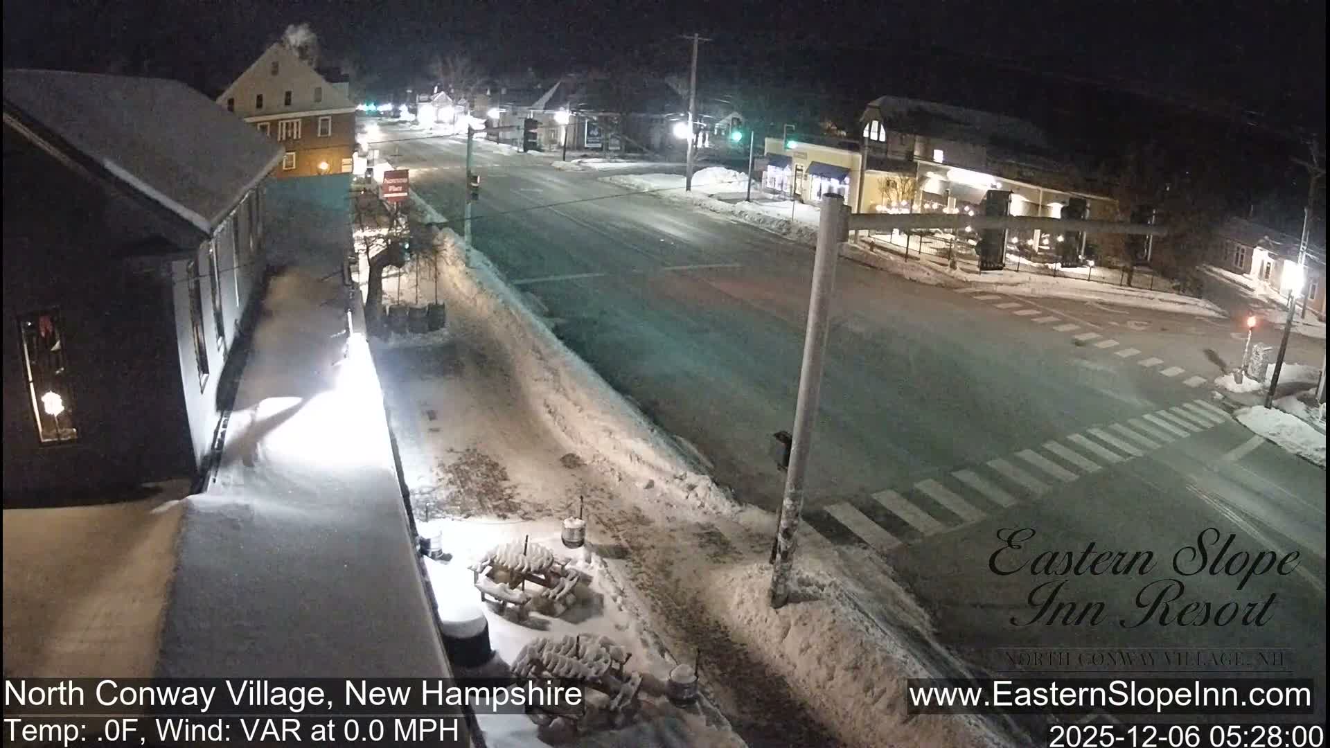 North Conway Village Live Cam - Conway, Carroll, New Hampshire, USA