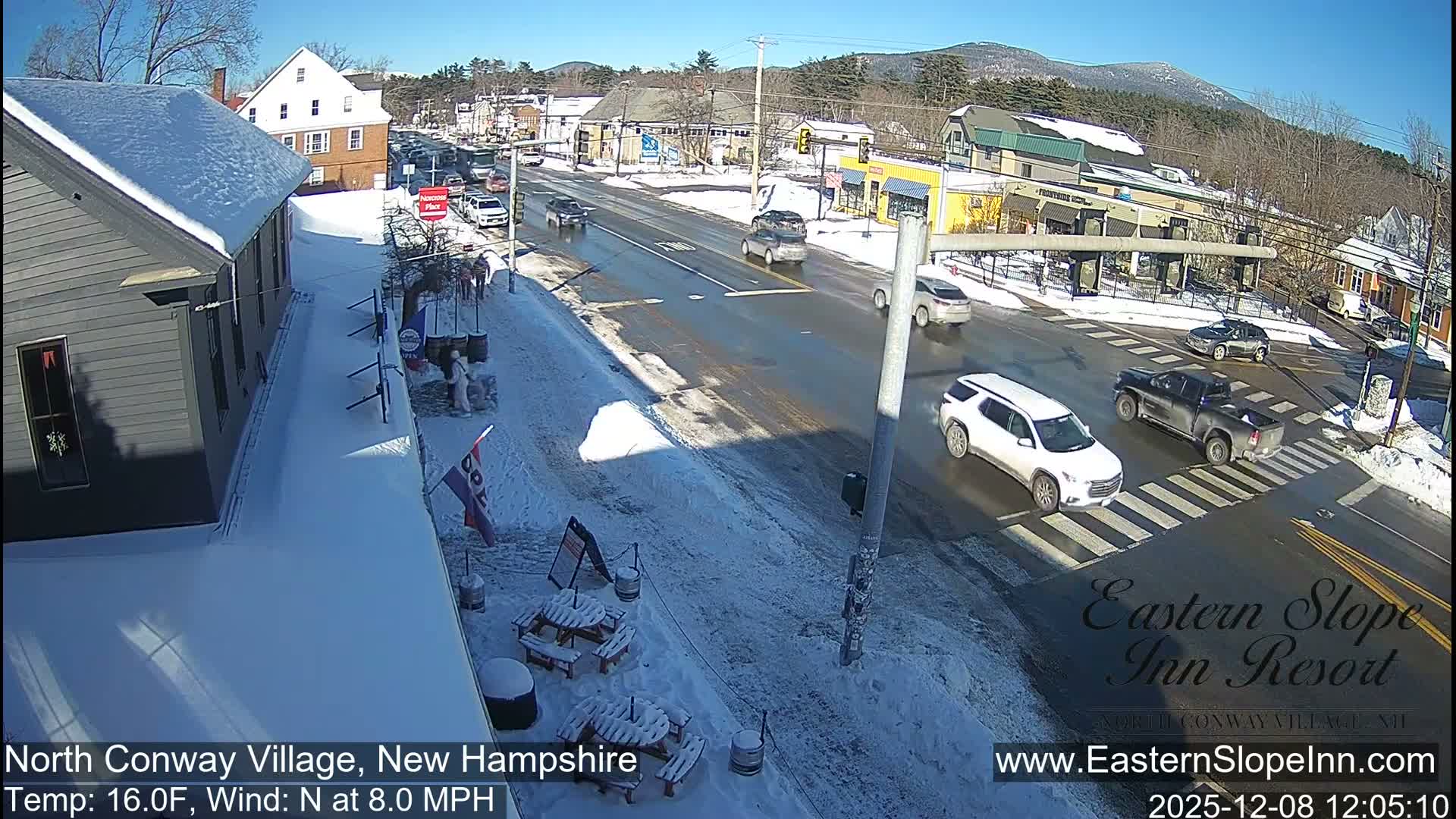 North Conway Village Live Cam - Conway, Carroll, New Hampshire, USA