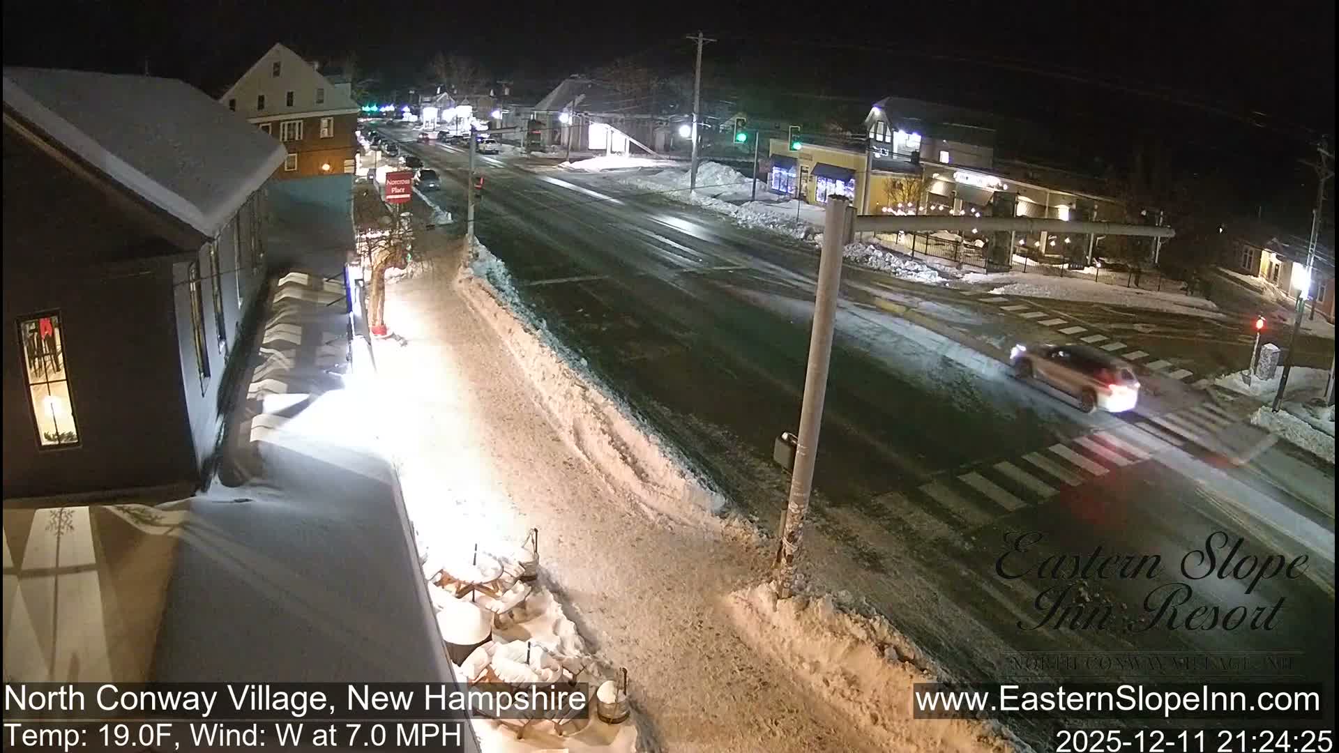 North Conway Village Live Cam - Conway, Carroll, New Hampshire, USA