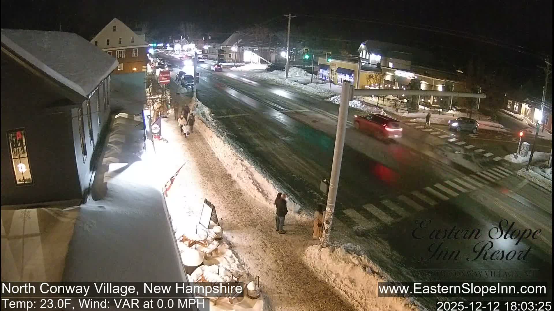 North Conway Village Live Cam - Conway, Carroll, New Hampshire, USA