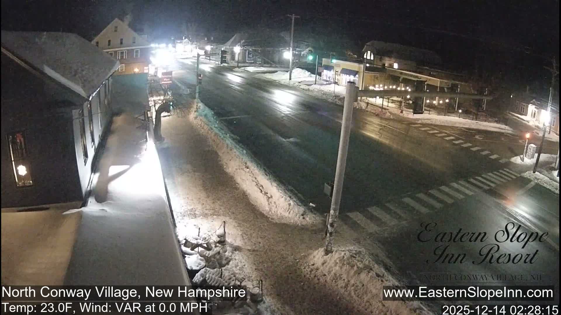 North Conway Village Live Cam - Conway, Carroll, New Hampshire, USA