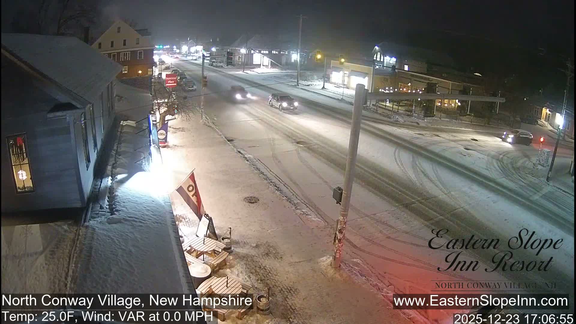 North Conway Village Live Cam - Conway, Carroll, New Hampshire, USA