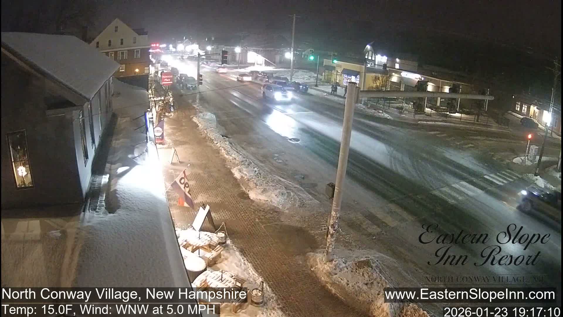North Conway Village Live Cam - Conway, Carroll, New Hampshire, USA