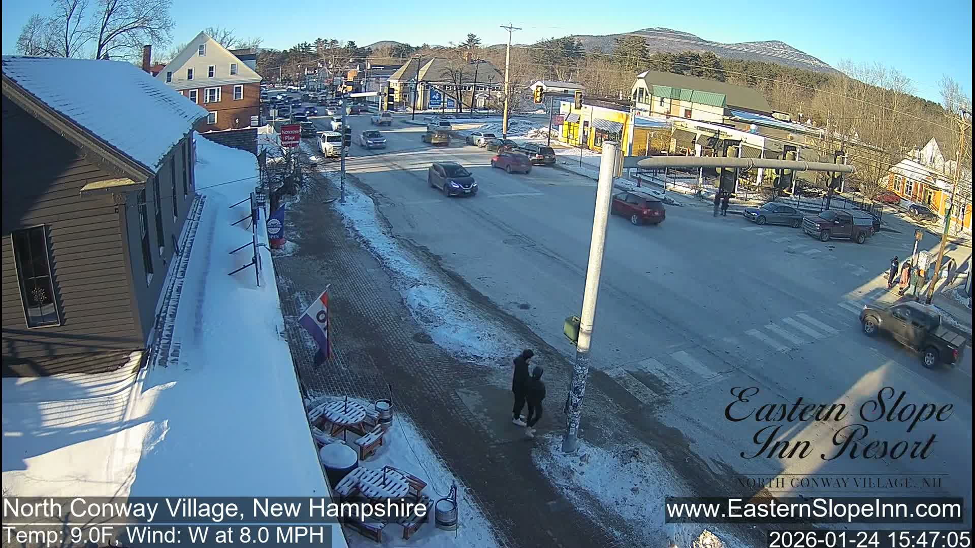 North Conway Village Live Cam - Conway, Carroll, New Hampshire, USA