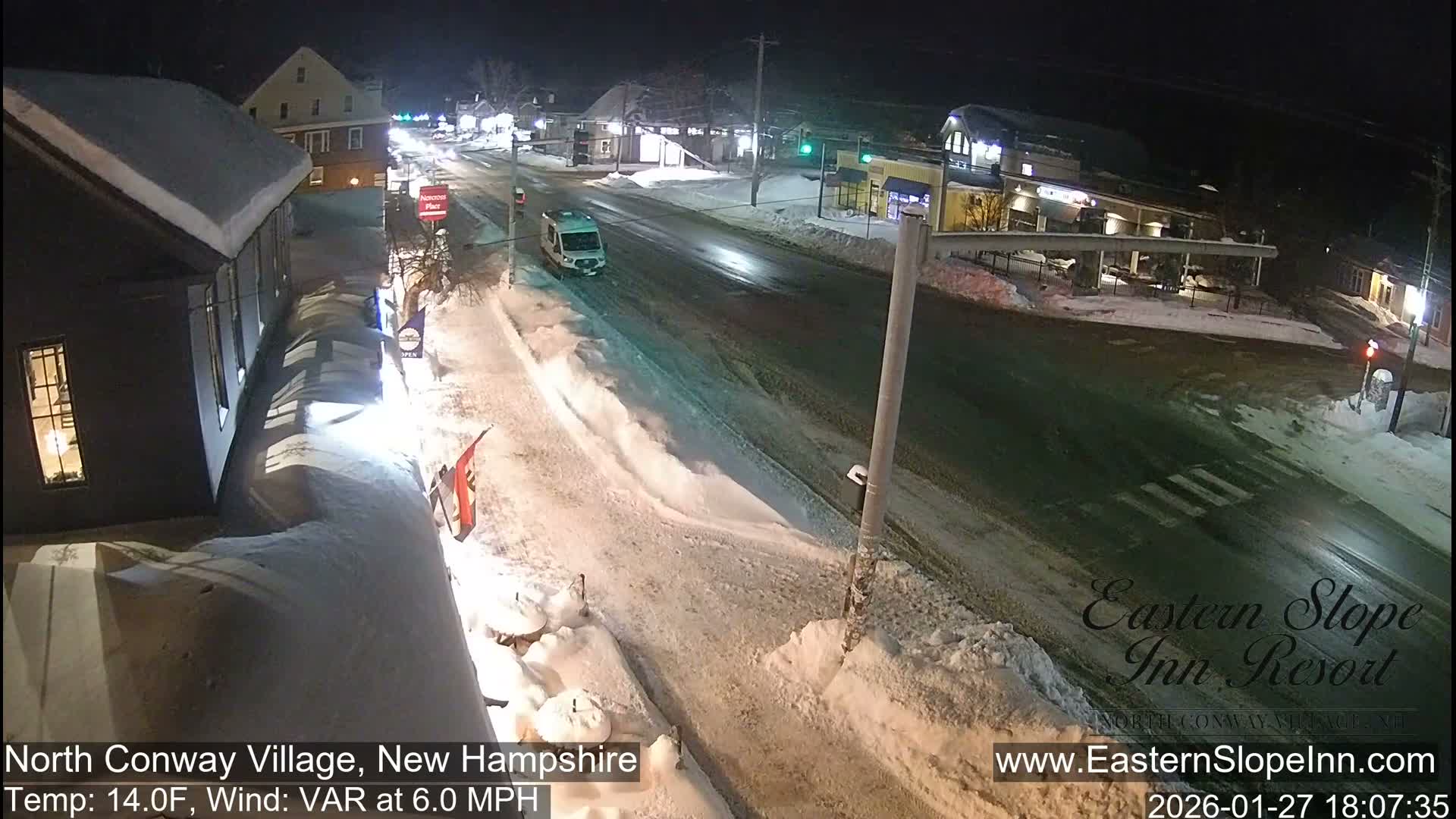 North Conway Village Live Cam - Conway, Carroll, New Hampshire, USA