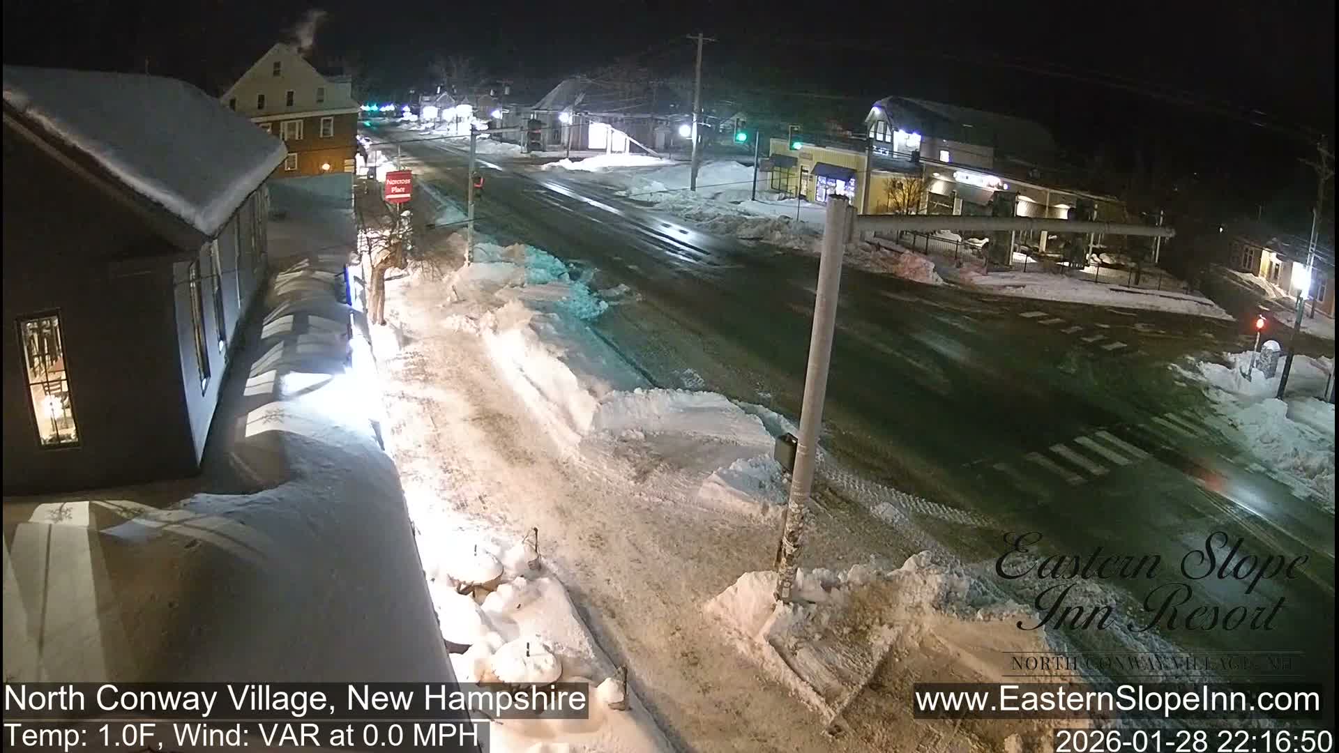 North Conway Village Live Cam - Conway, Carroll, New Hampshire, USA