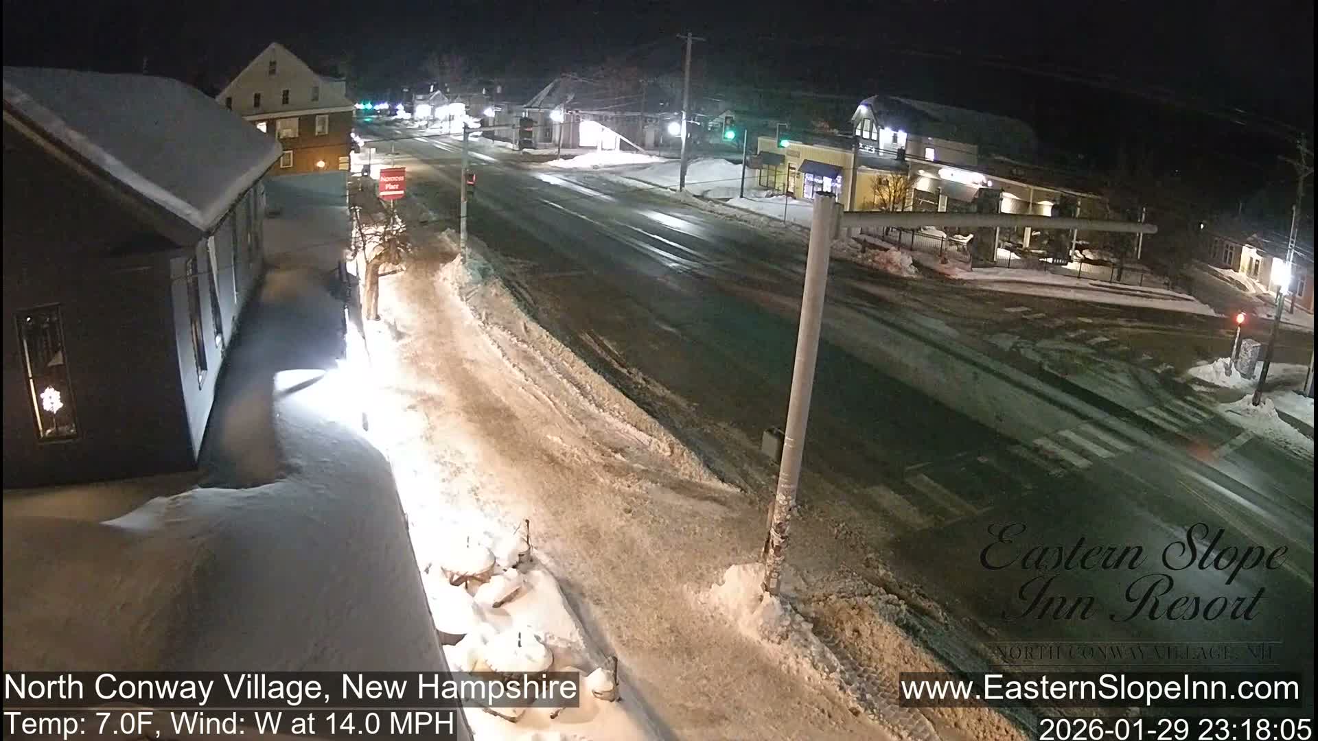 North Conway Village Live Cam - Conway, Carroll, New Hampshire, USA
