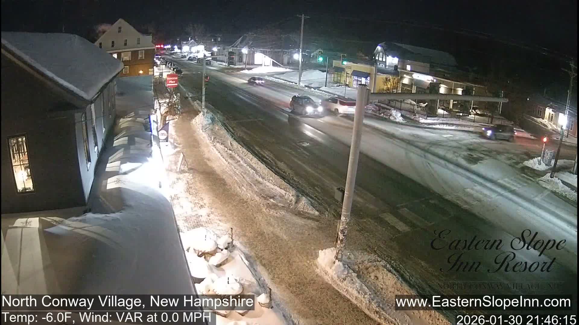 North Conway Village Live Cam - Conway, Carroll, New Hampshire, USA