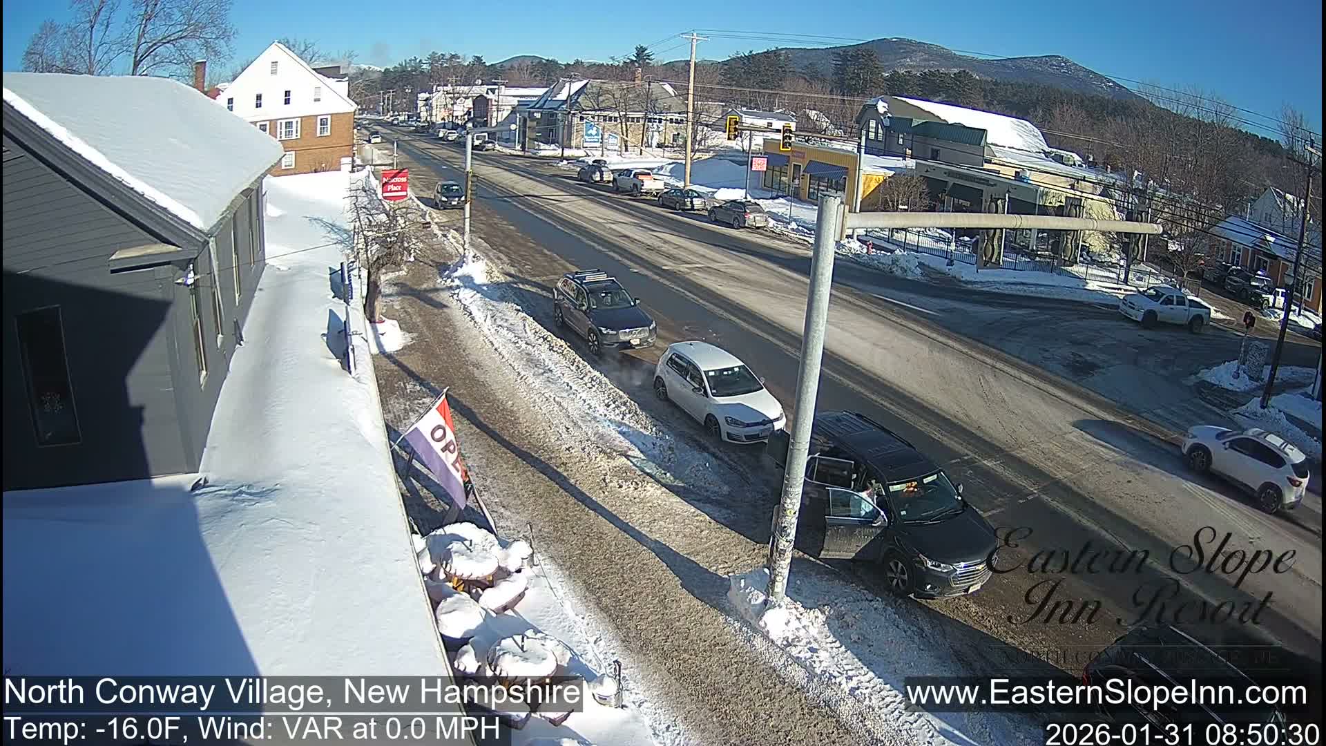North Conway Village Live Cam - Conway, Carroll, New Hampshire, USA