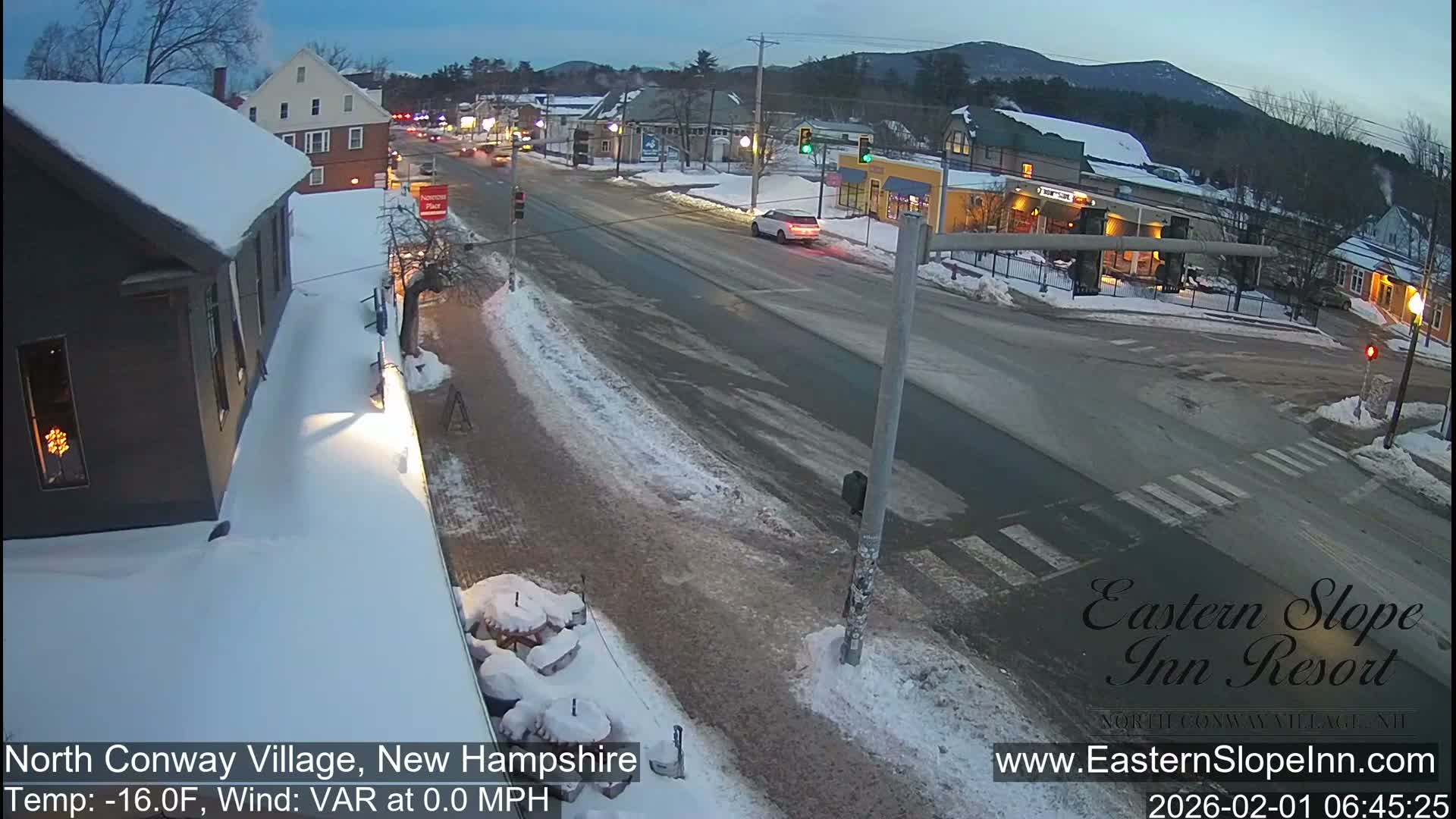 North Conway Village Live Cam - Conway, Carroll, New Hampshire, USA