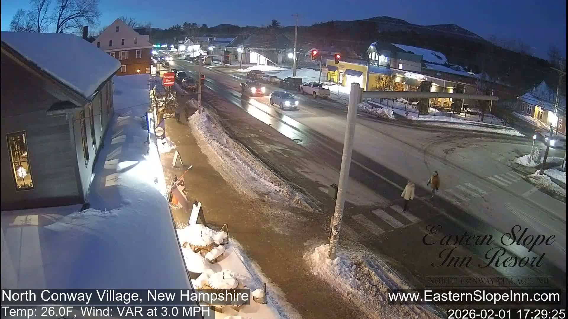 North Conway Village Live Cam - Conway, Carroll, New Hampshire, USA