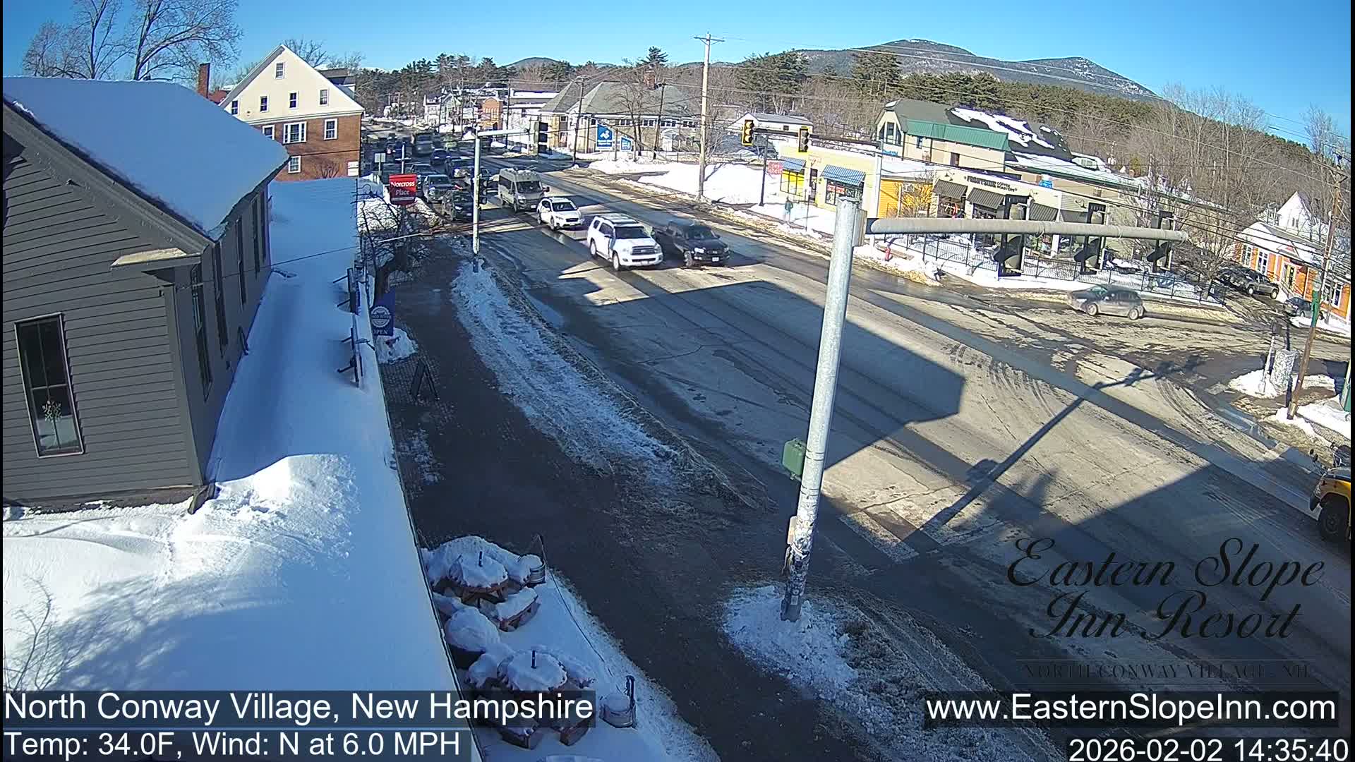North Conway Village Live Cam - Conway, Carroll, New Hampshire, USA