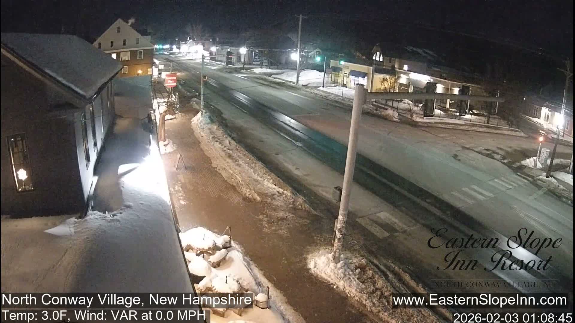 North Conway Village Live Cam - Conway, Carroll, New Hampshire, USA
