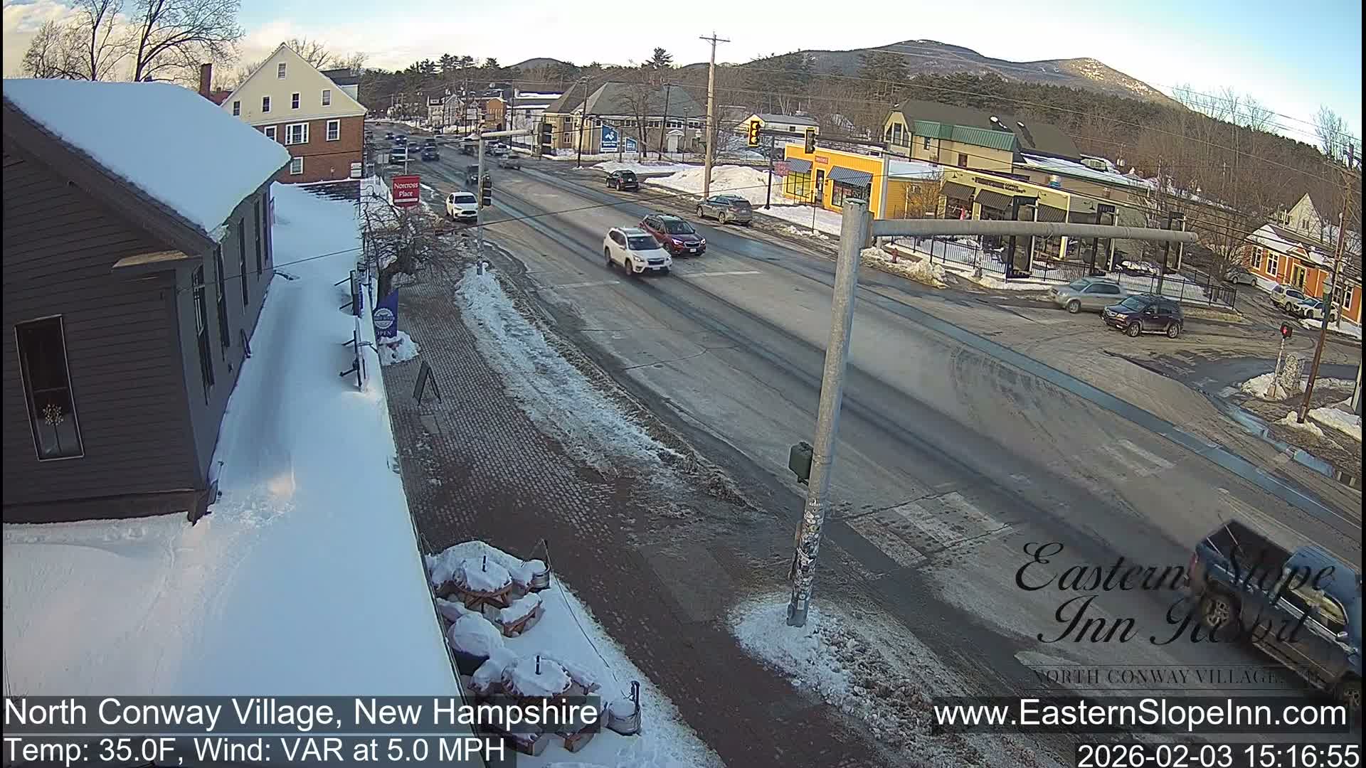 North Conway Village Live Cam - Conway, Carroll, New Hampshire, USA