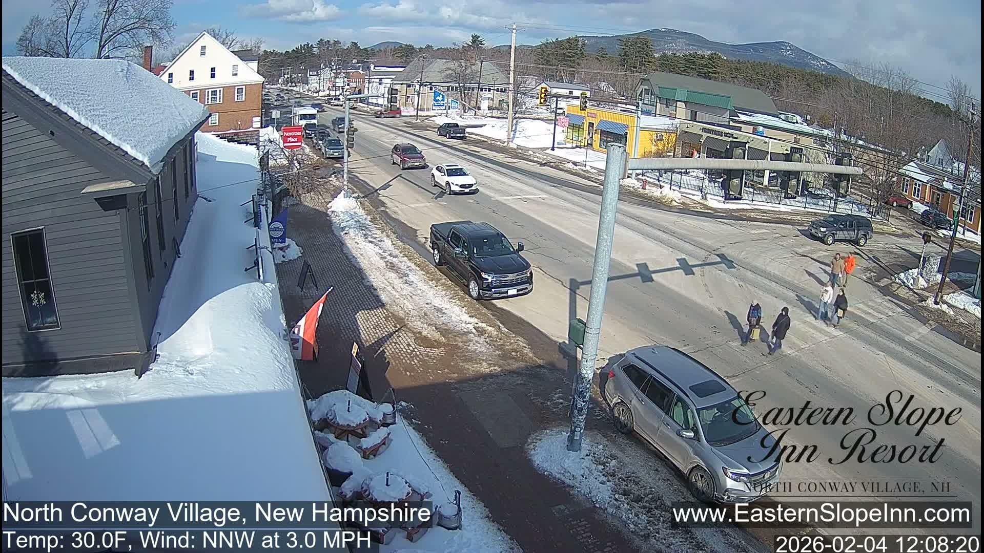North Conway Village Live Cam - Conway, Carroll, New Hampshire, USA